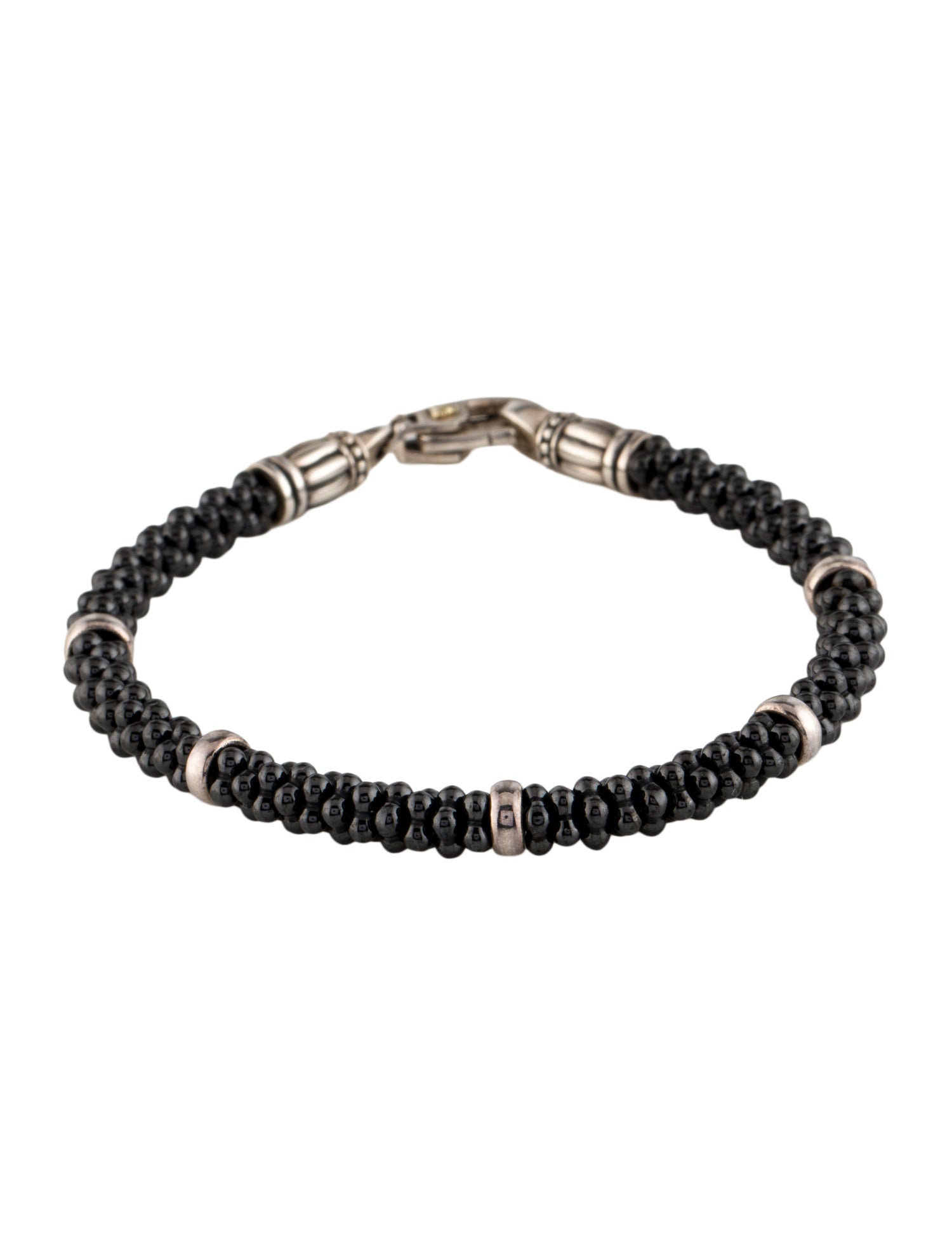 Lagos Ceramic Caviar 5 Station Bracelet