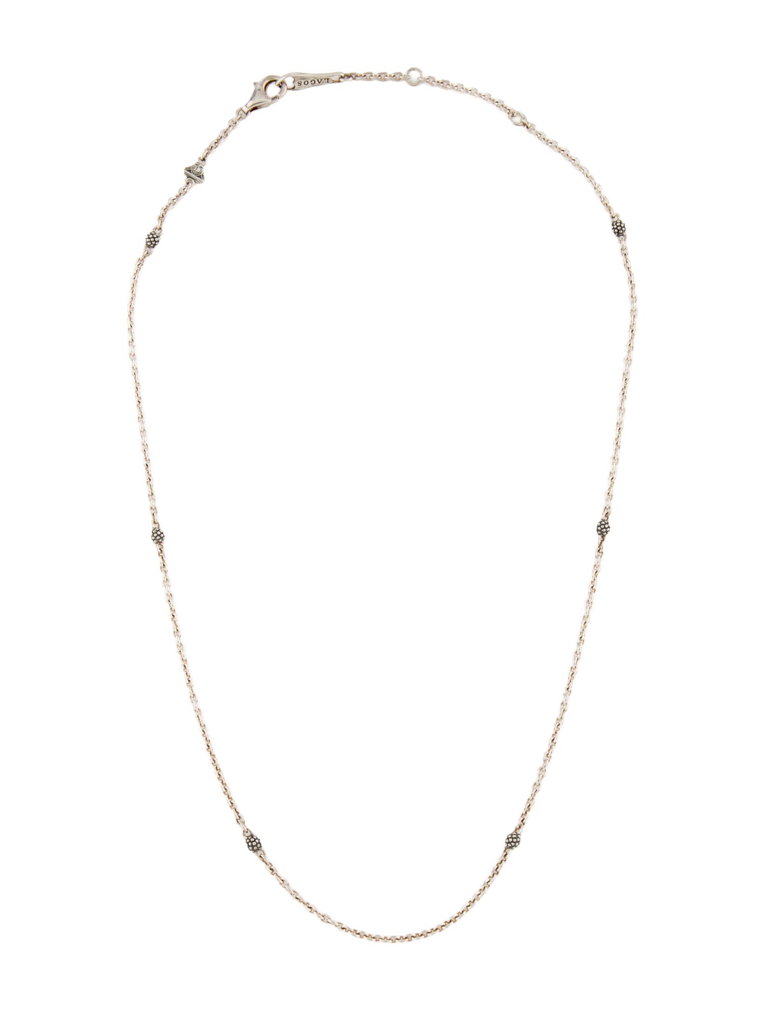 Lagos Beaded Station Necklace