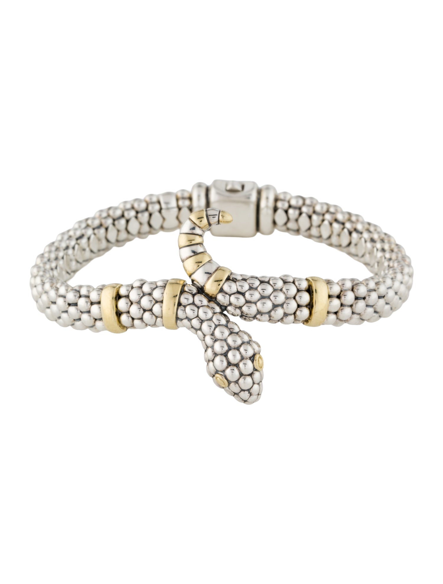 Lagos Two-Tone Rare Wonder Snake Rope Bracelet