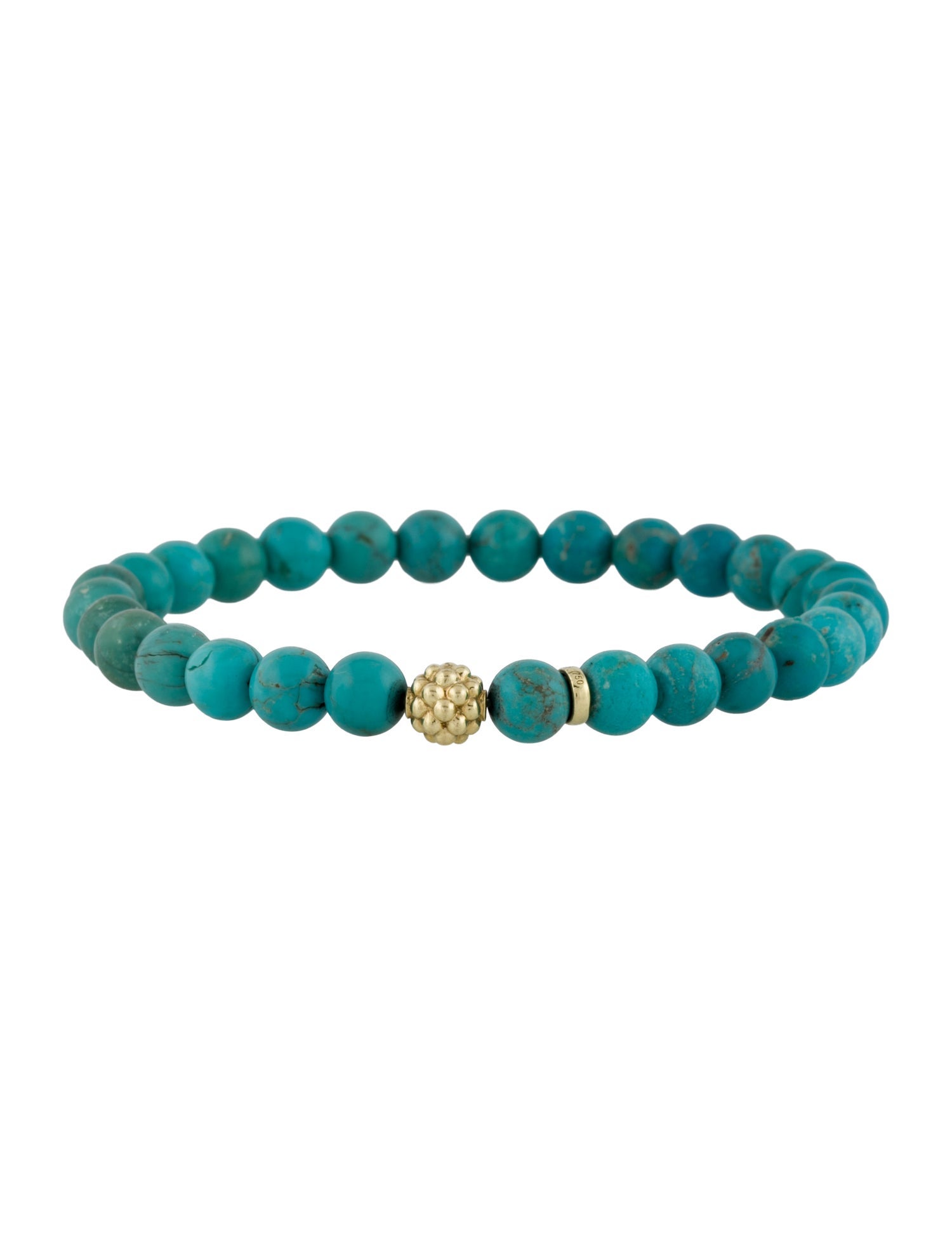 Lagos 18K Turquoise Caviar Beaded Bracelet