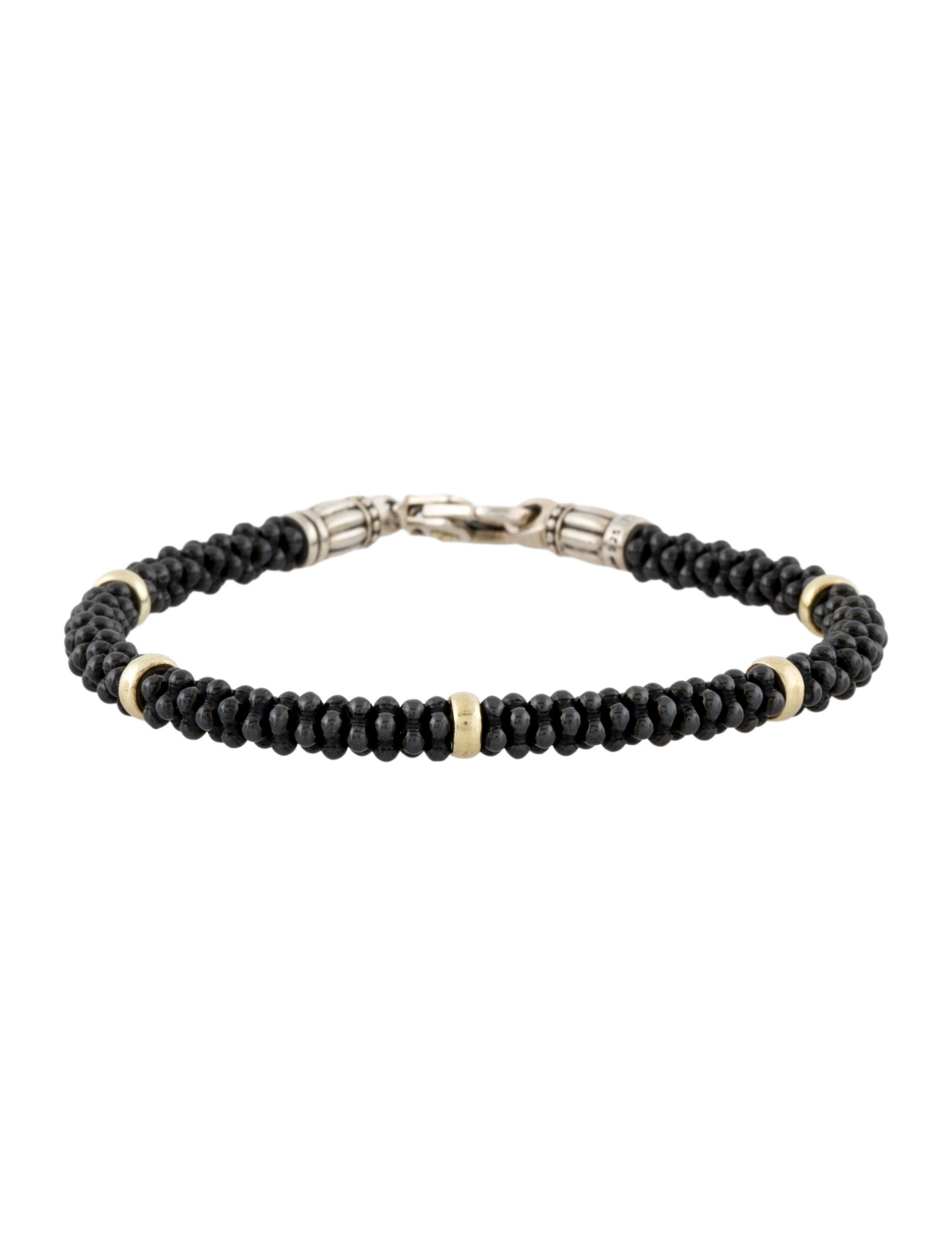 Lagos Ceramic Caviar Beaded Station Bracelet