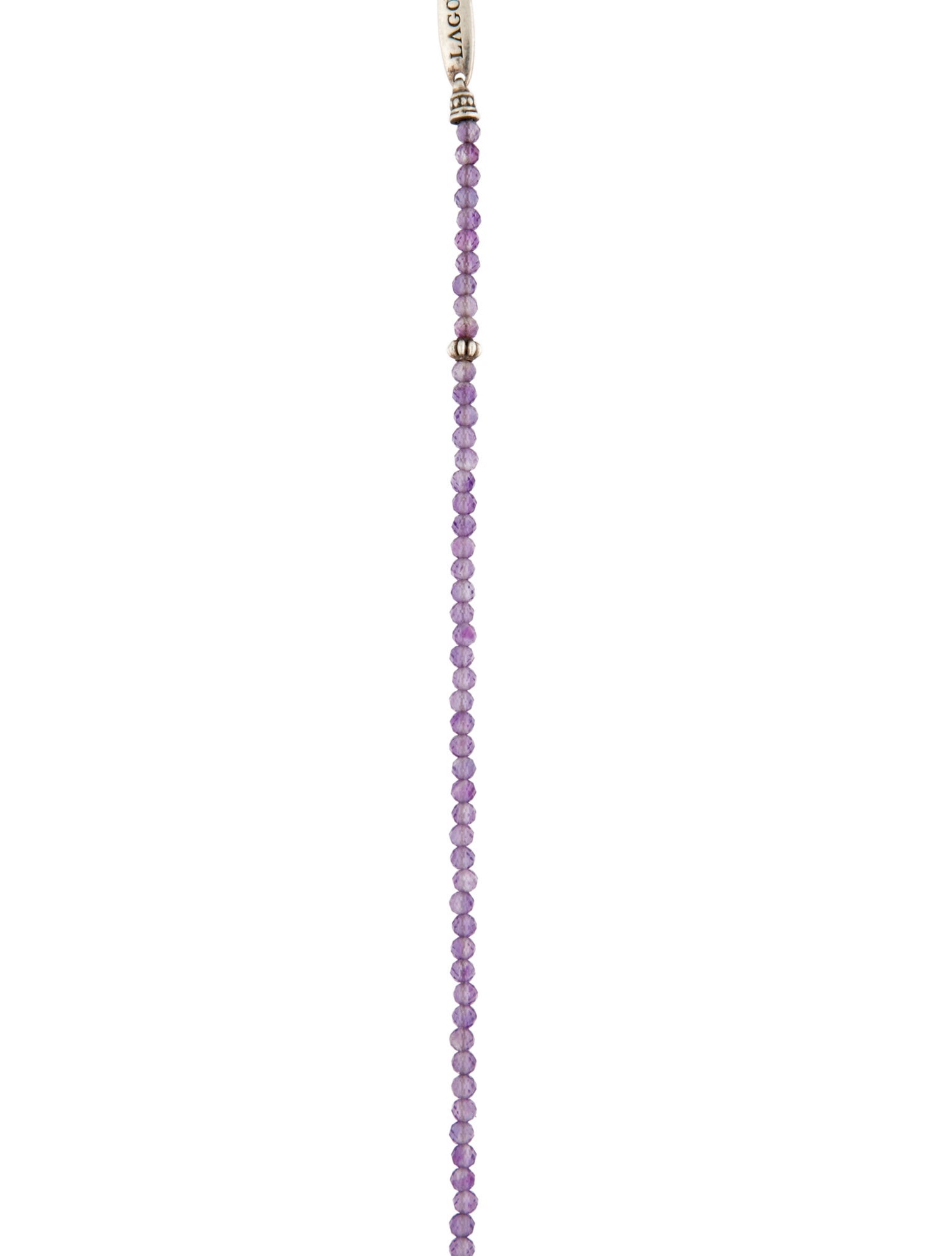 Lagos Amethyst Bead Necklace