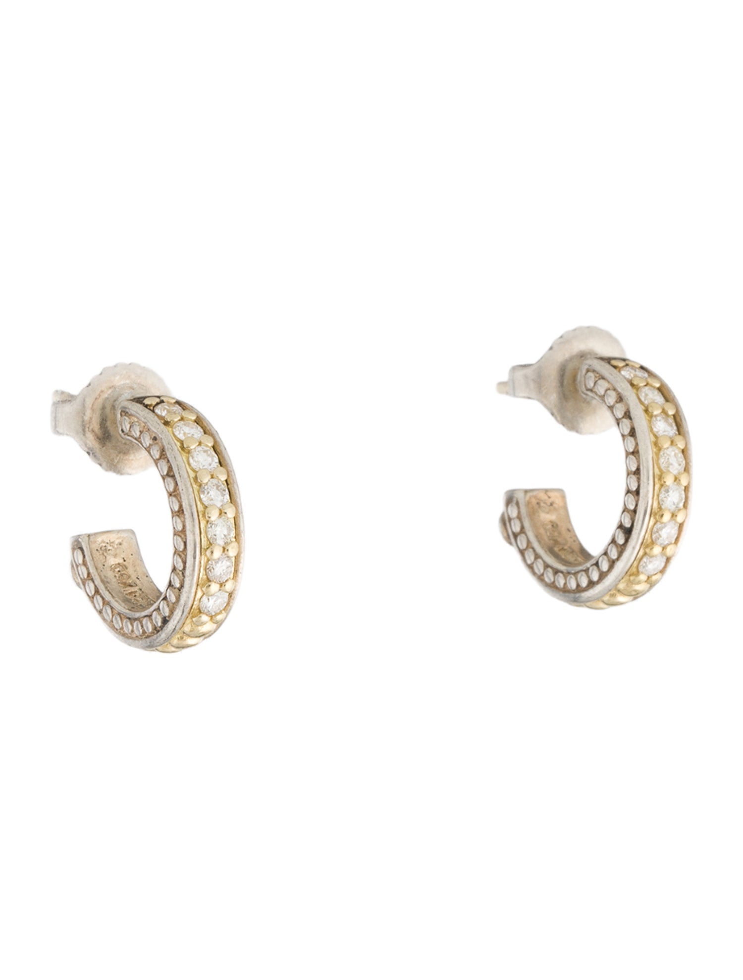 Lagos Diamond Small Hoop Earrings