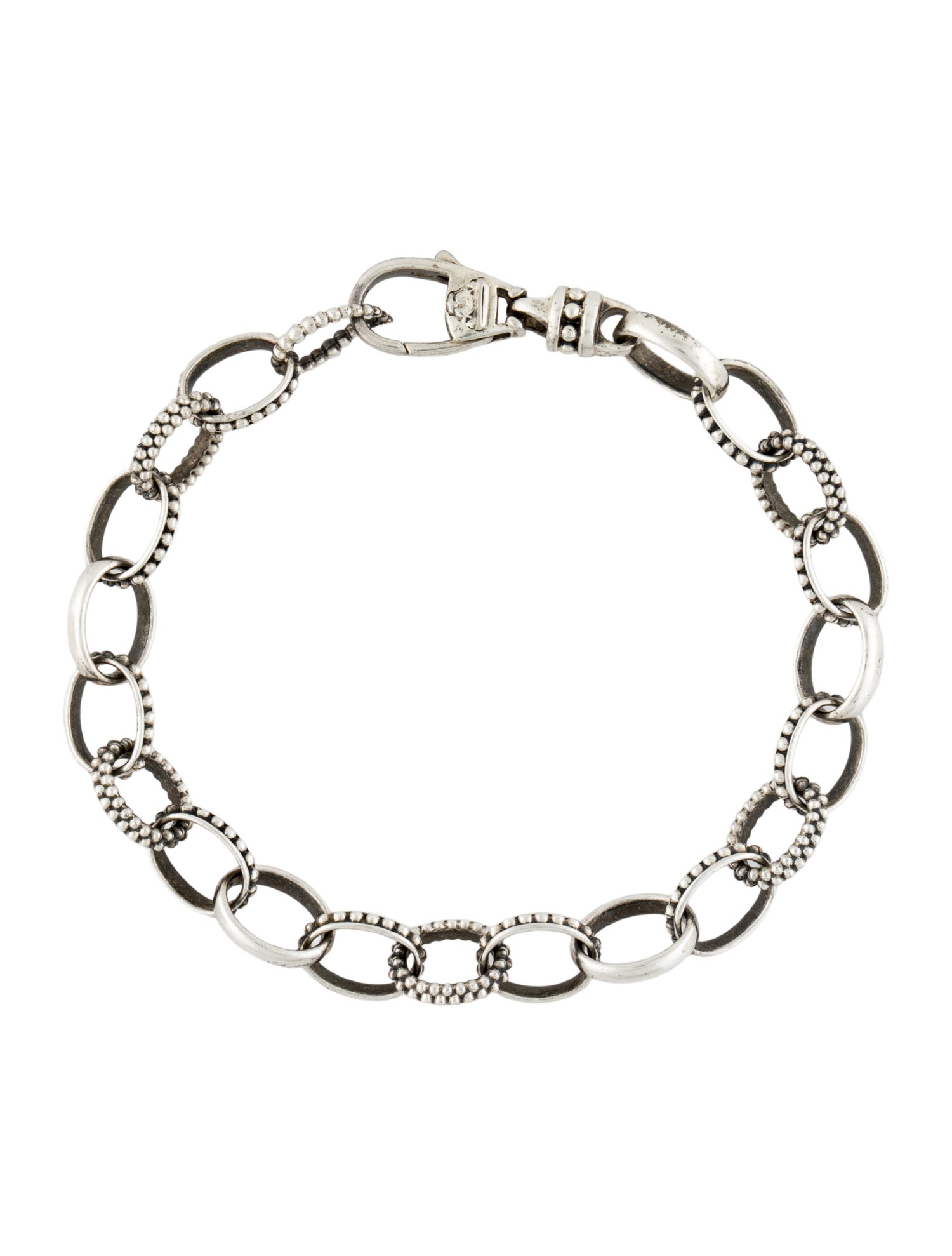 Lagos Caviar Bead Link Bracelet