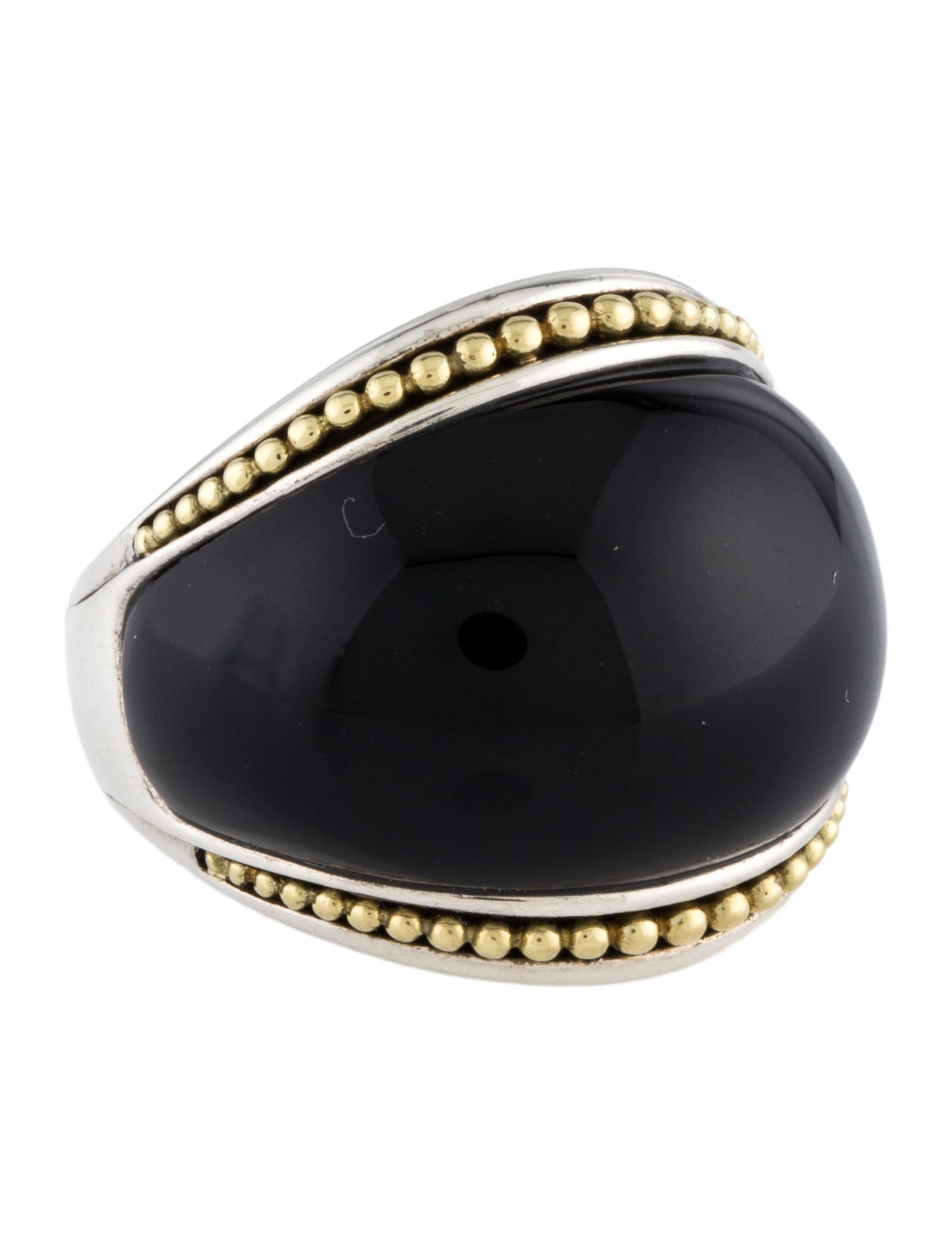 Lagos Onyx Dome Cocktail Ring
