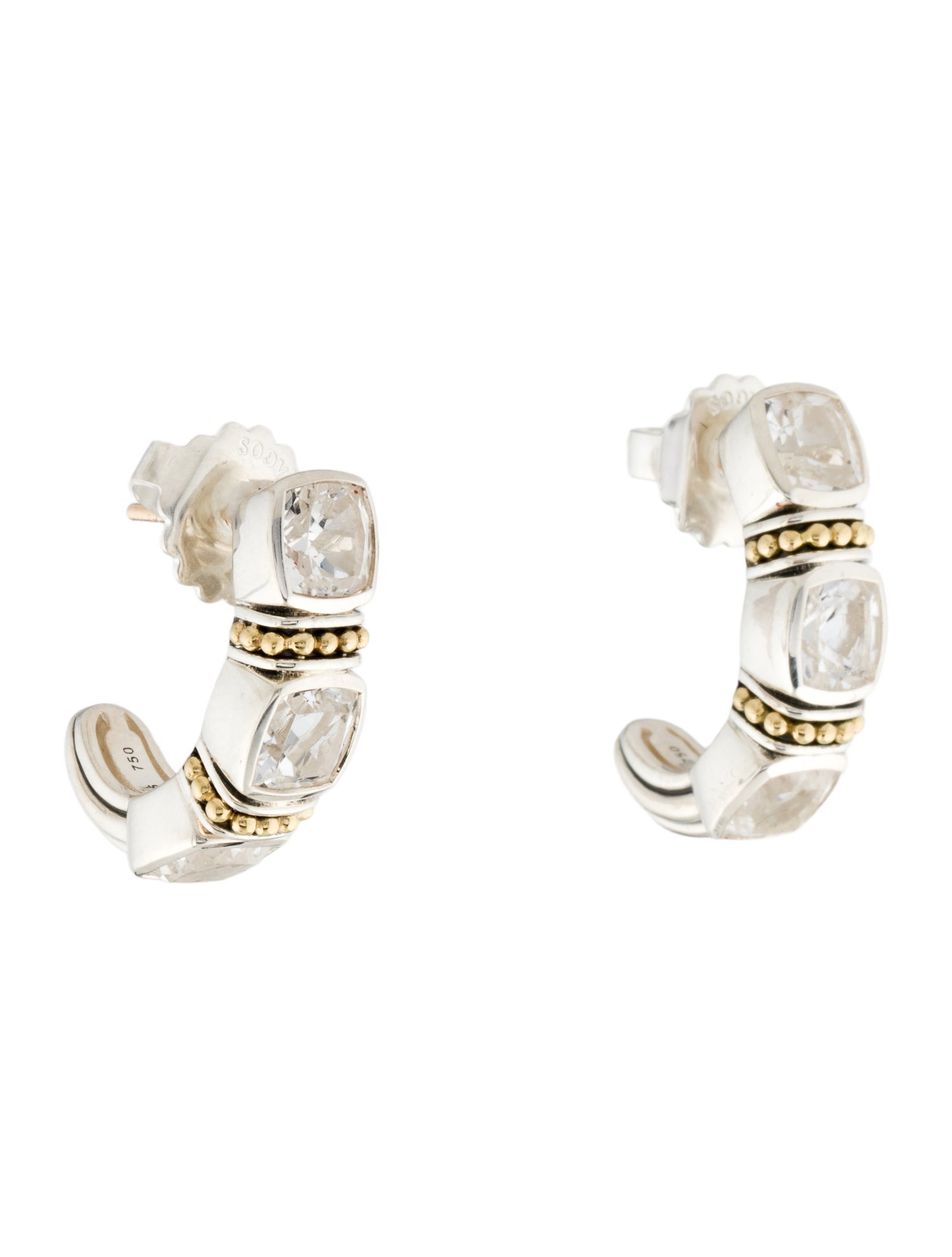 Lagos Topaz Rittenhouse Hoop Earrings