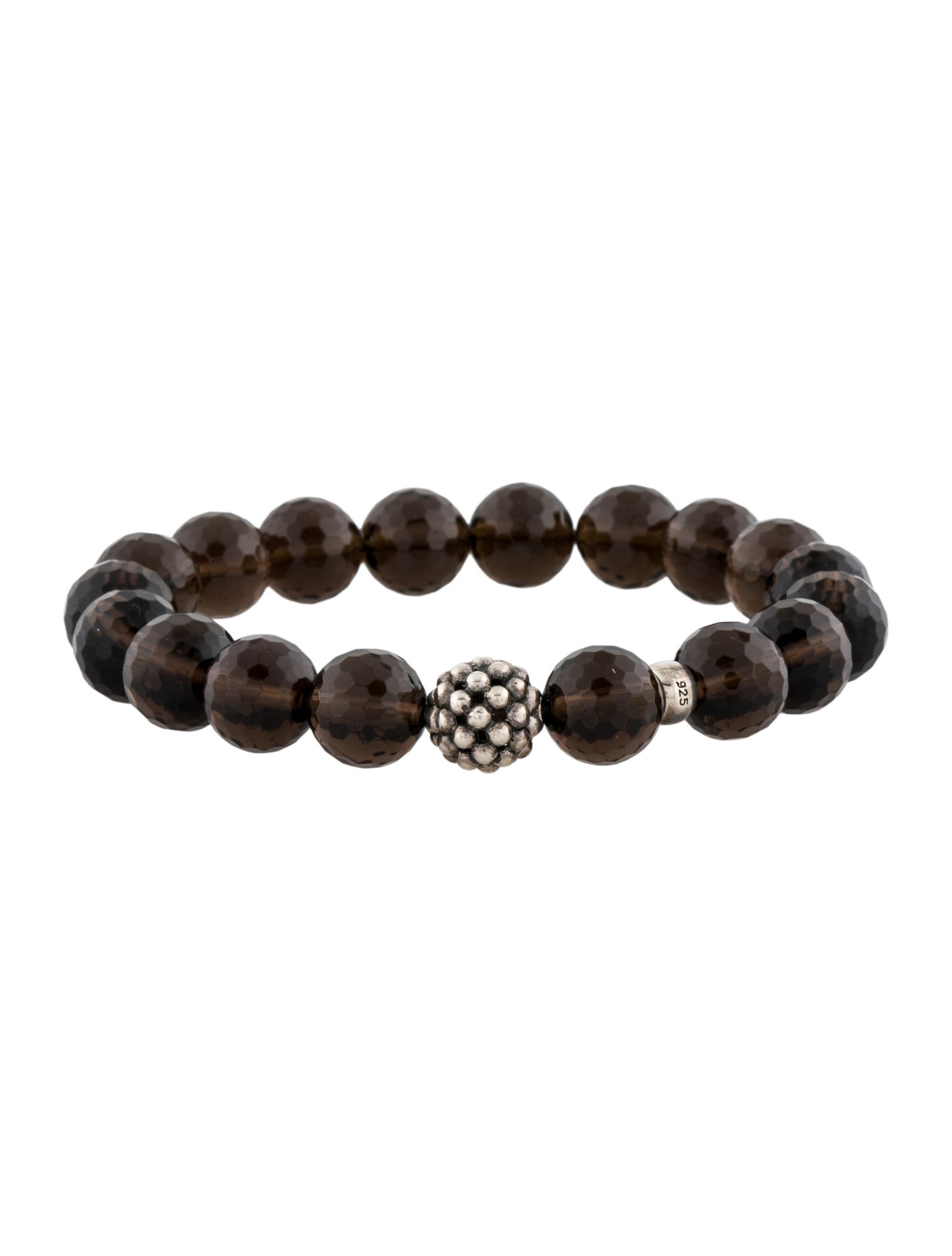 Lagos Smoky Quartz Caviar Bead Bracelet