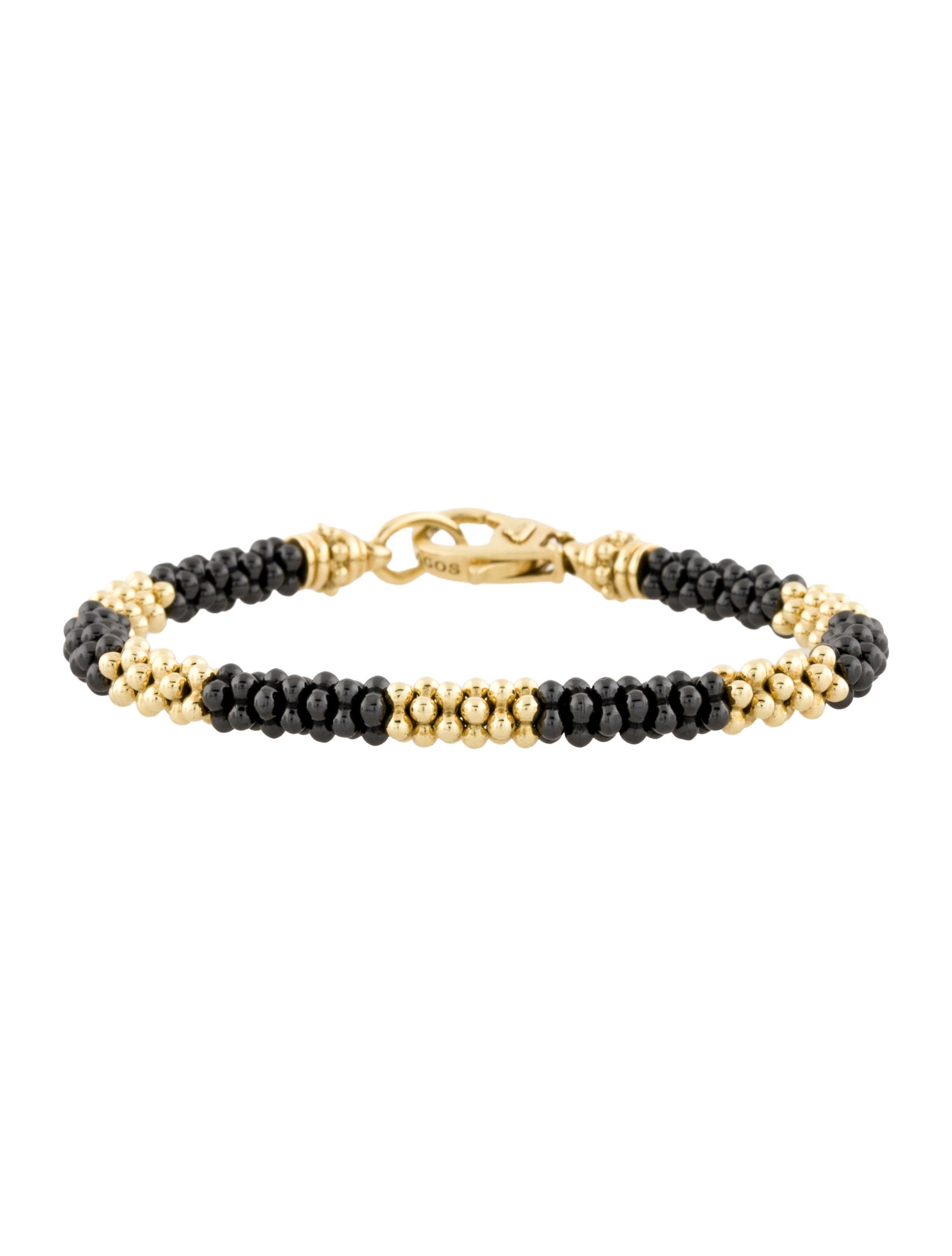 Lagos 18K Ceramic Station Bracelet