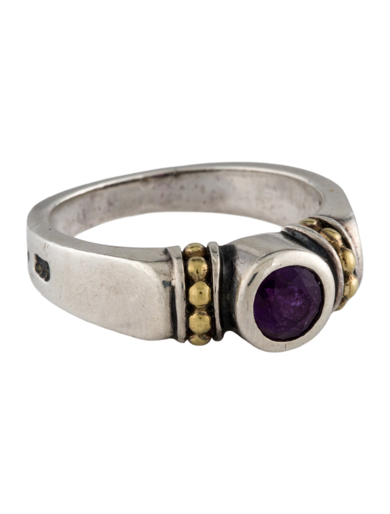 Lagos Amethyst Caviar Cocktail Ring