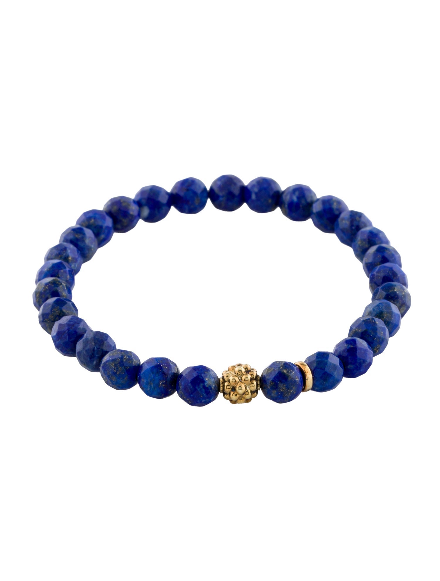 Lagos 18K Lapis Lazuli Bead Bracelet