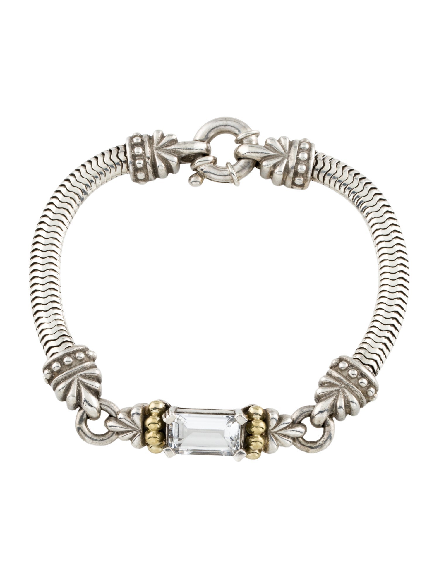 Lagos Topaz Glacier Link Bracelet
