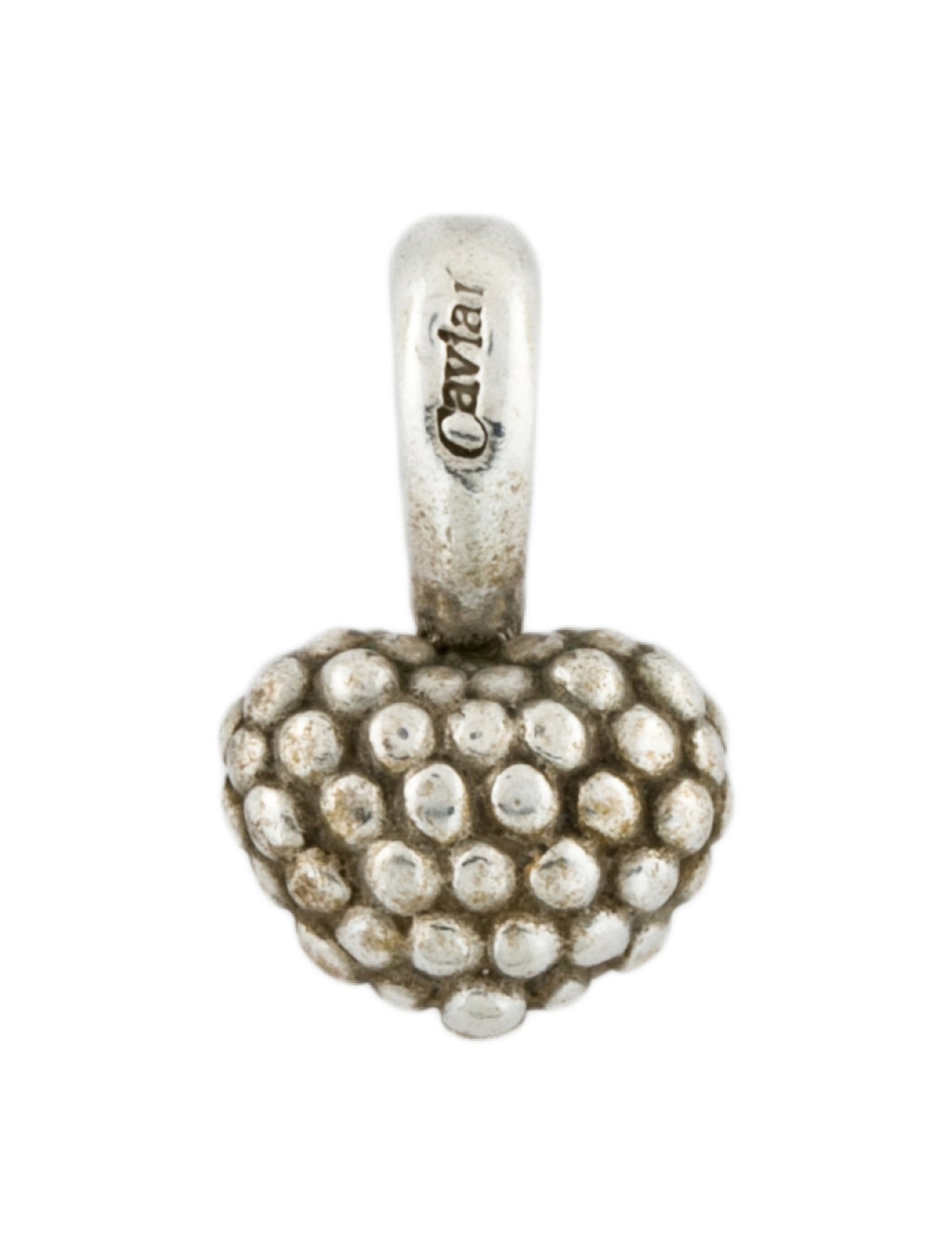 Lagos Caviar Heart Pendant