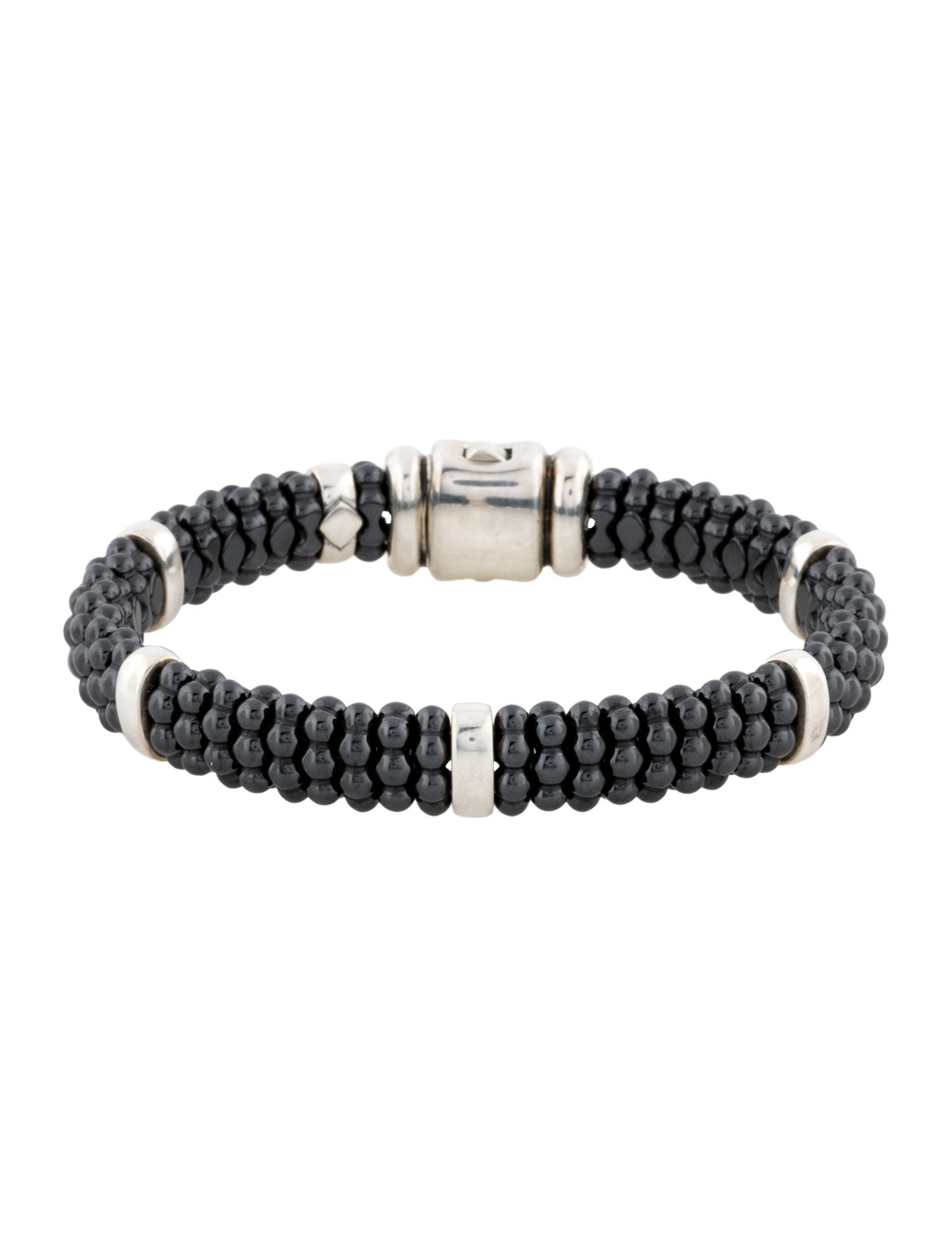 Lagos Ceramic Caviar Beaded Station Bracelet