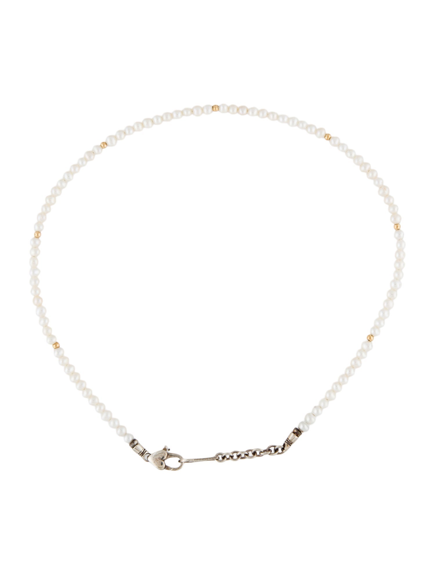 Lagos Pearl Childs First Station Necklace