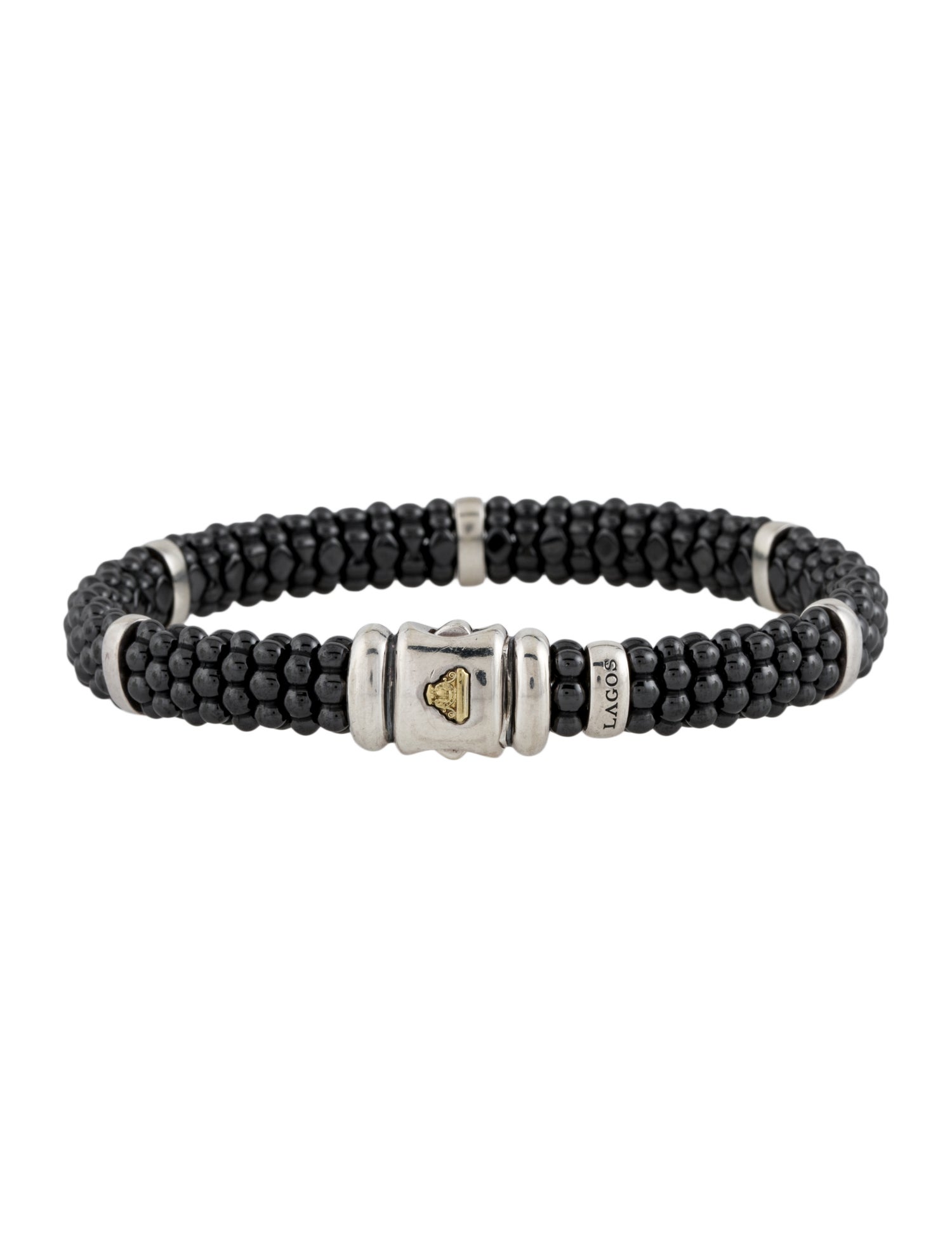 Lagos Ceramic Caviar Station Bracelet