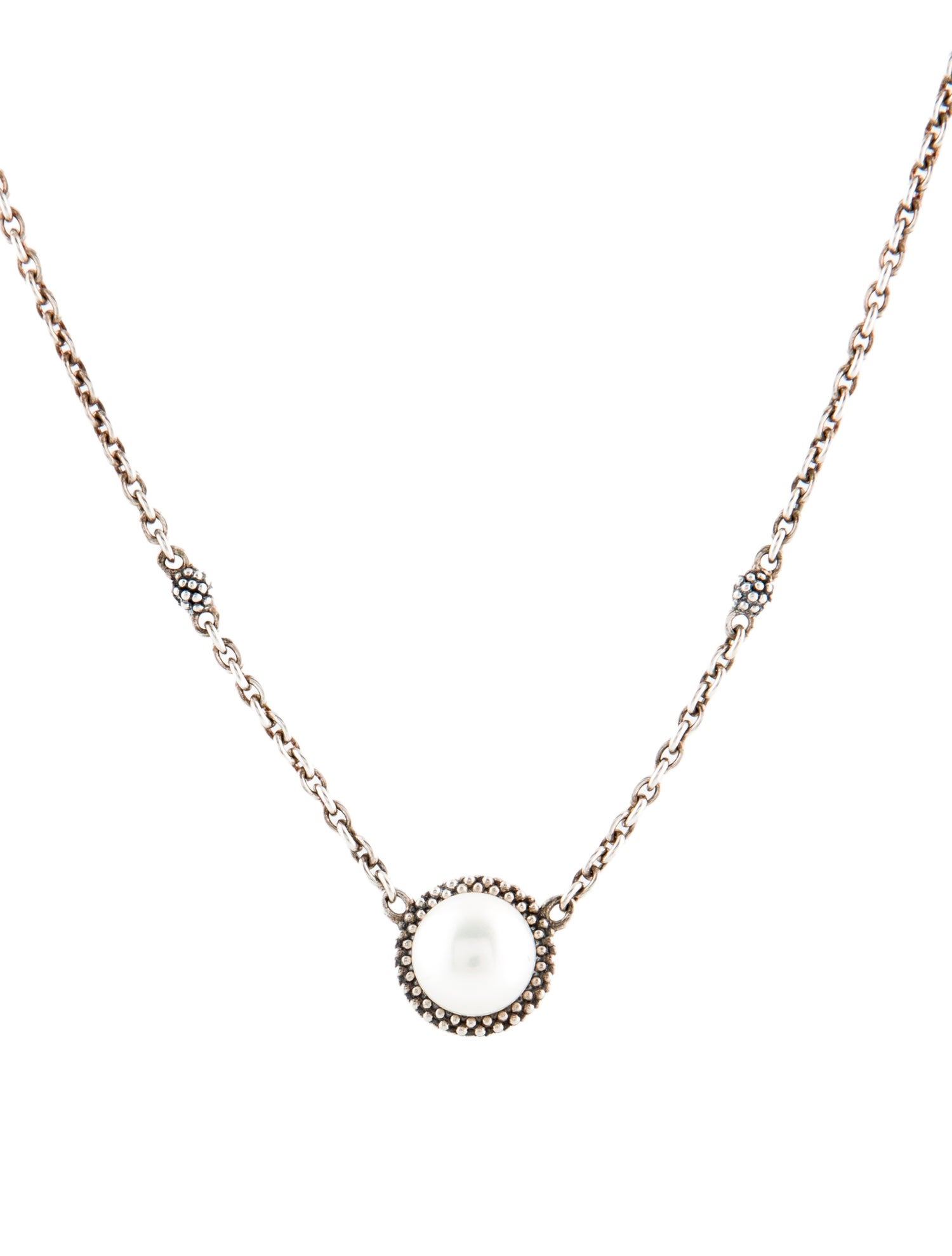 Lagos Pearl Pendant Necklace