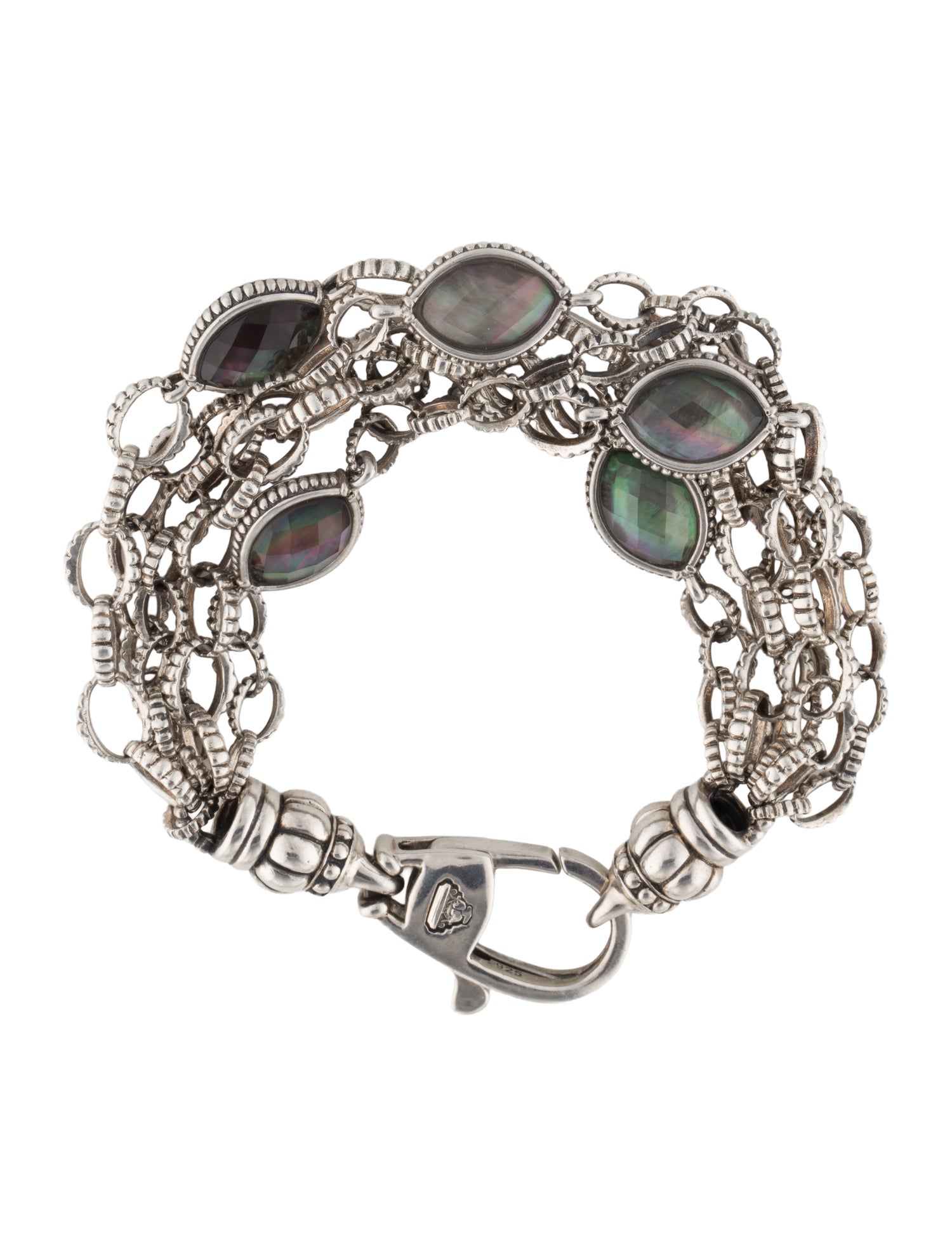 Lagos Mother of Pearl & Quartz Multistrand Bracelet