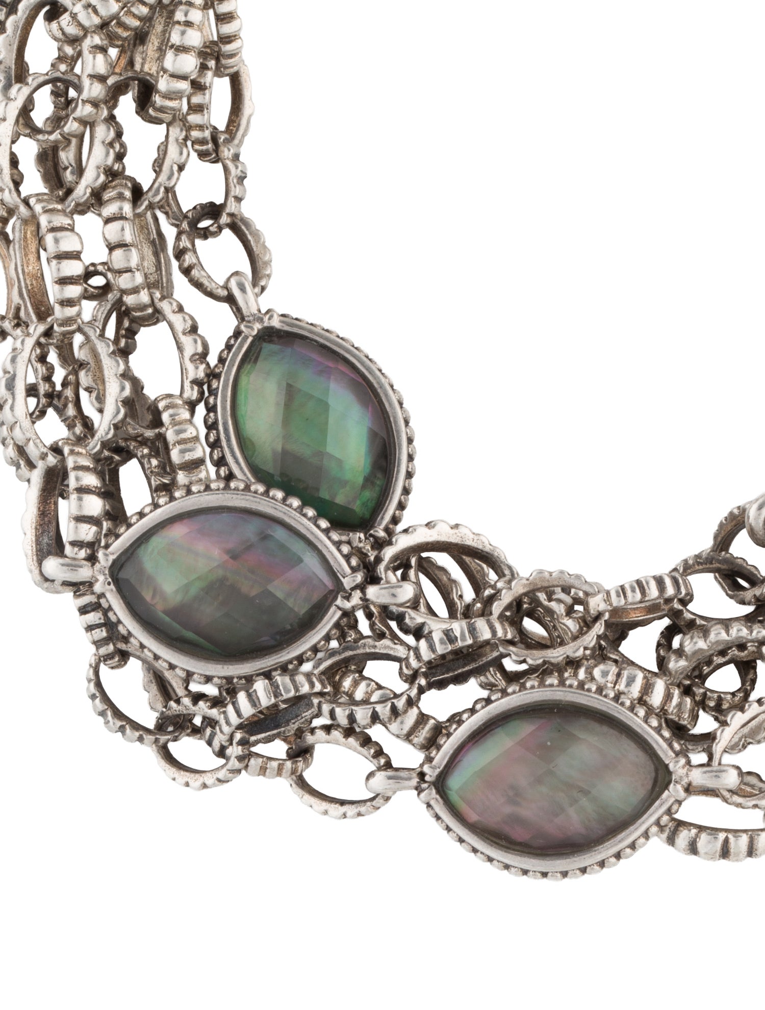 Lagos Mother of Pearl & Quartz Multistrand Bracelet