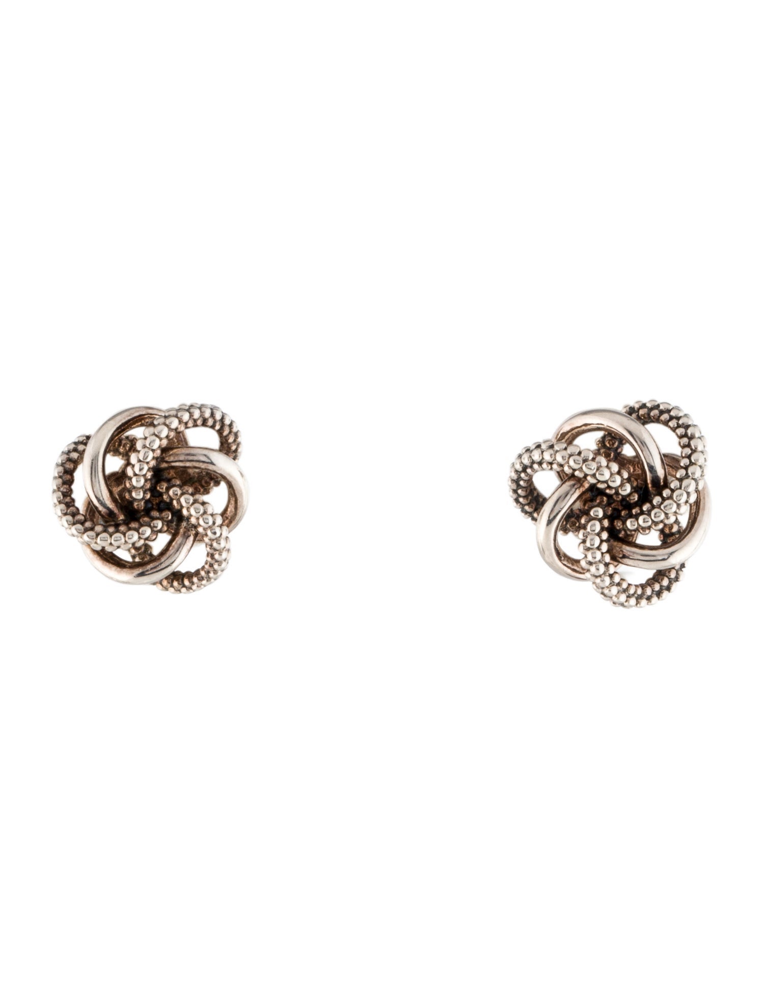 Lagos Small Love Knot Stud Earrings
