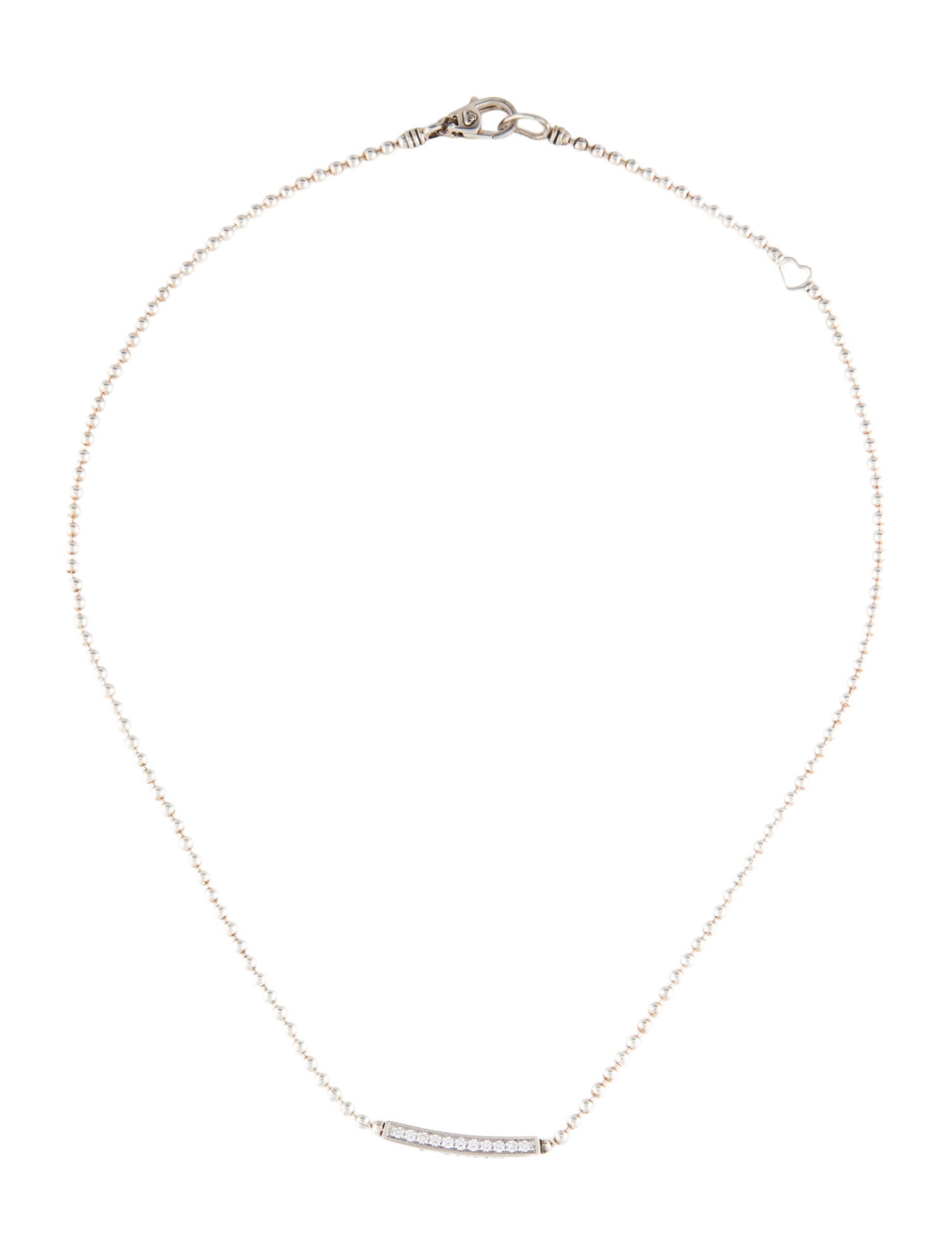 Lagos Diamond Small Station Beaded Necklace