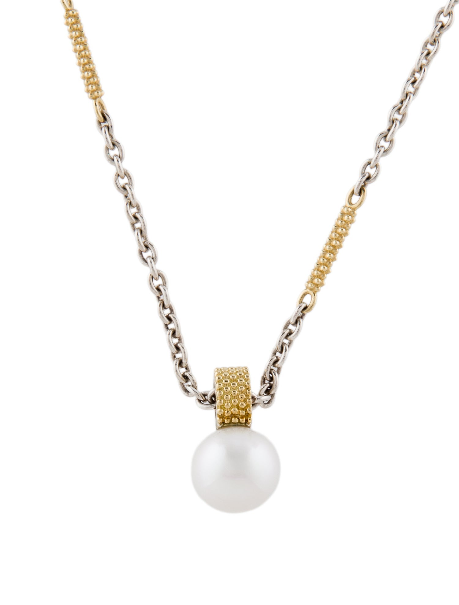Lagos Luna Pearl Pendant Necklace