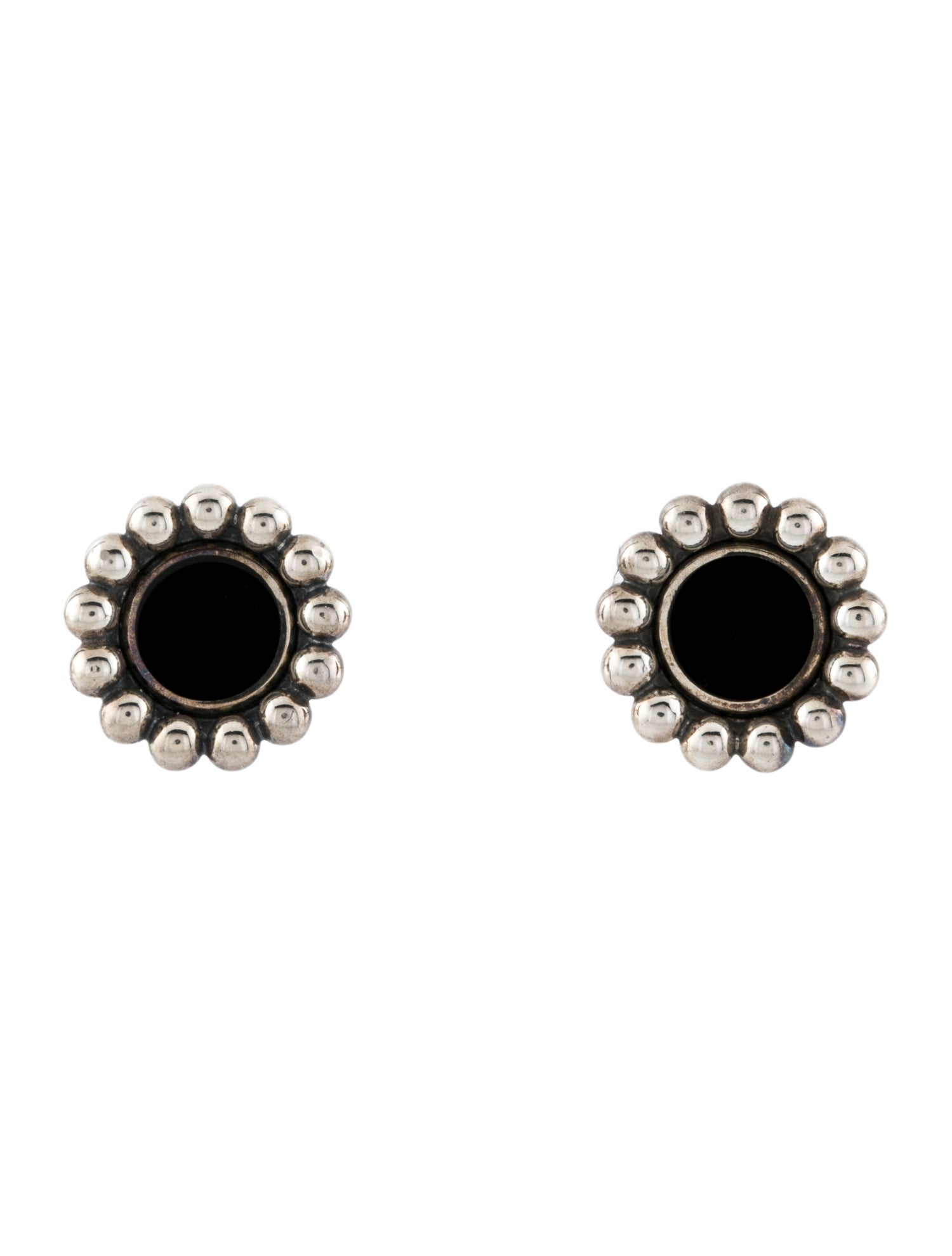 Lagos Onyx Maya Circle Studs