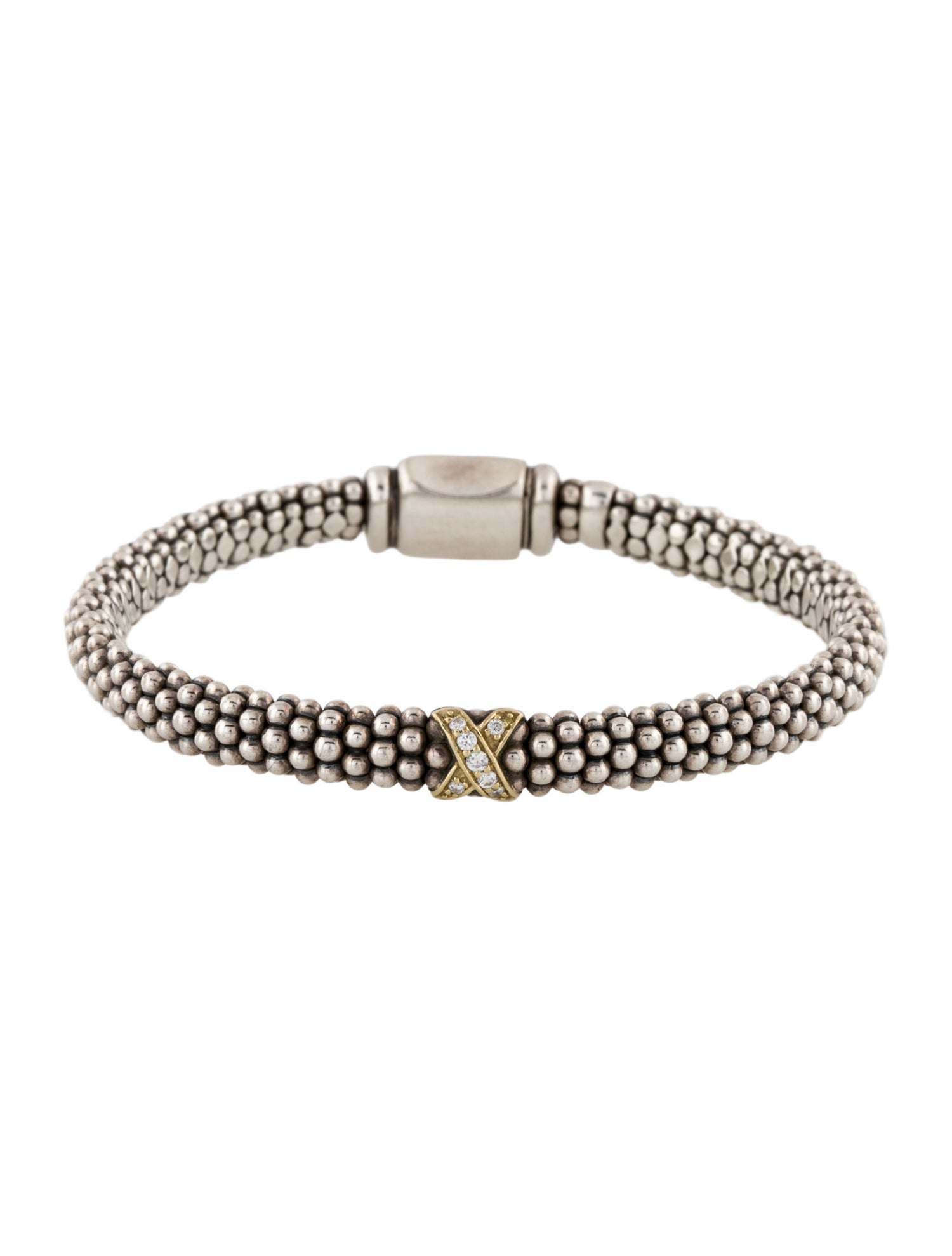 Lagos Diamond Single Station X Bracelet