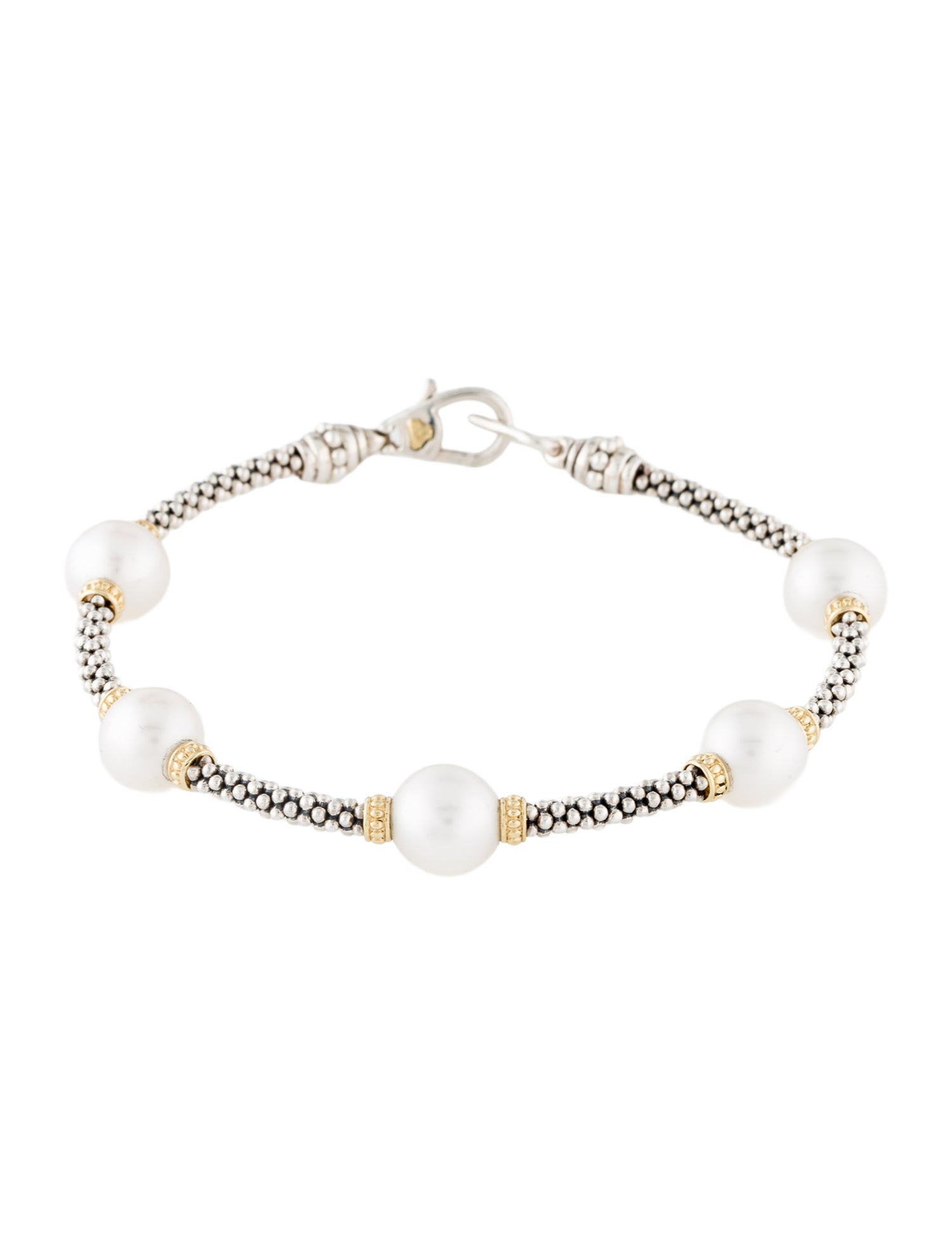 Lagos Pearl Caviar Luna Bracelet