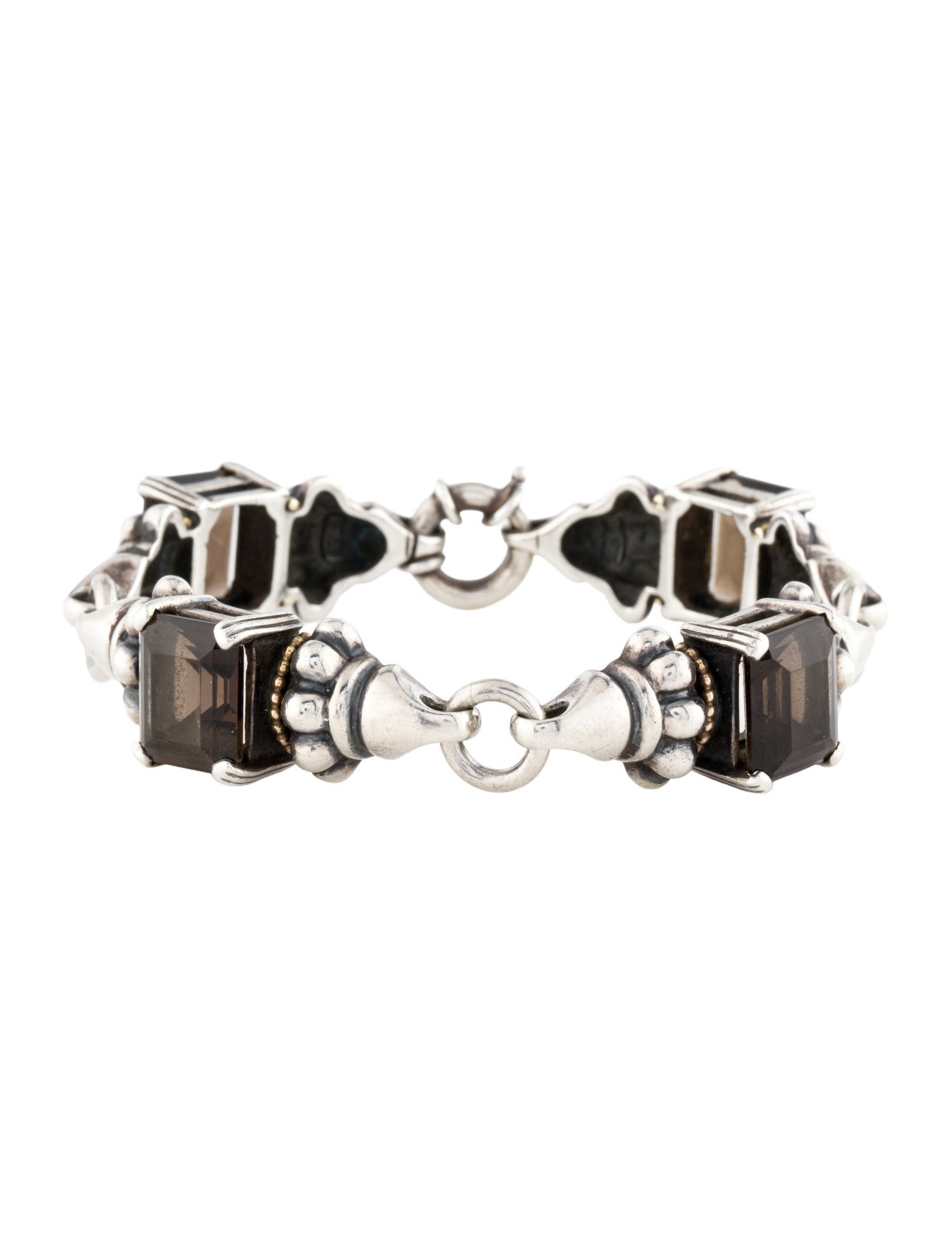 Lagos Smoky Quartz Link Bracelet