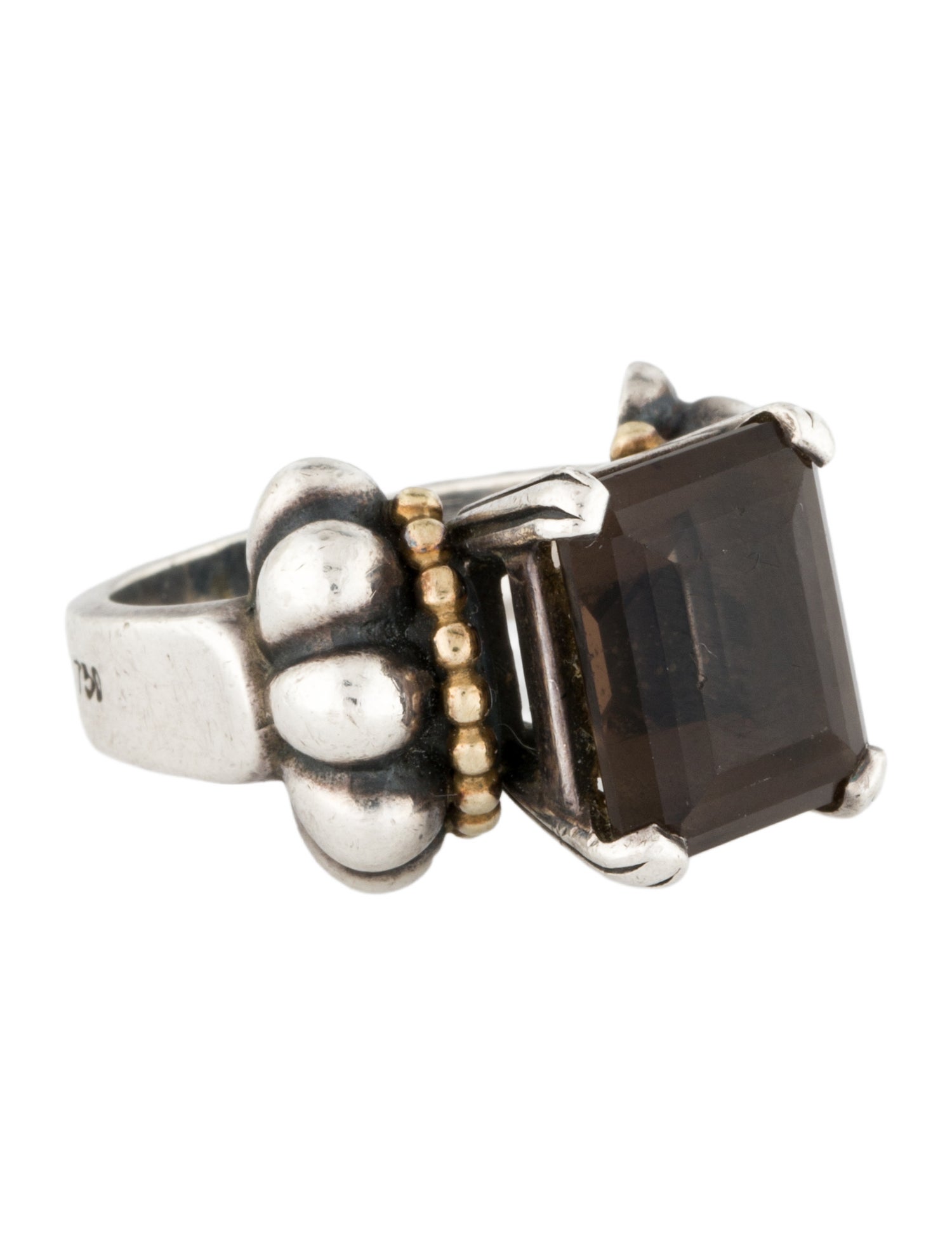 Lagos Smoky Quartz Cocktail Ring