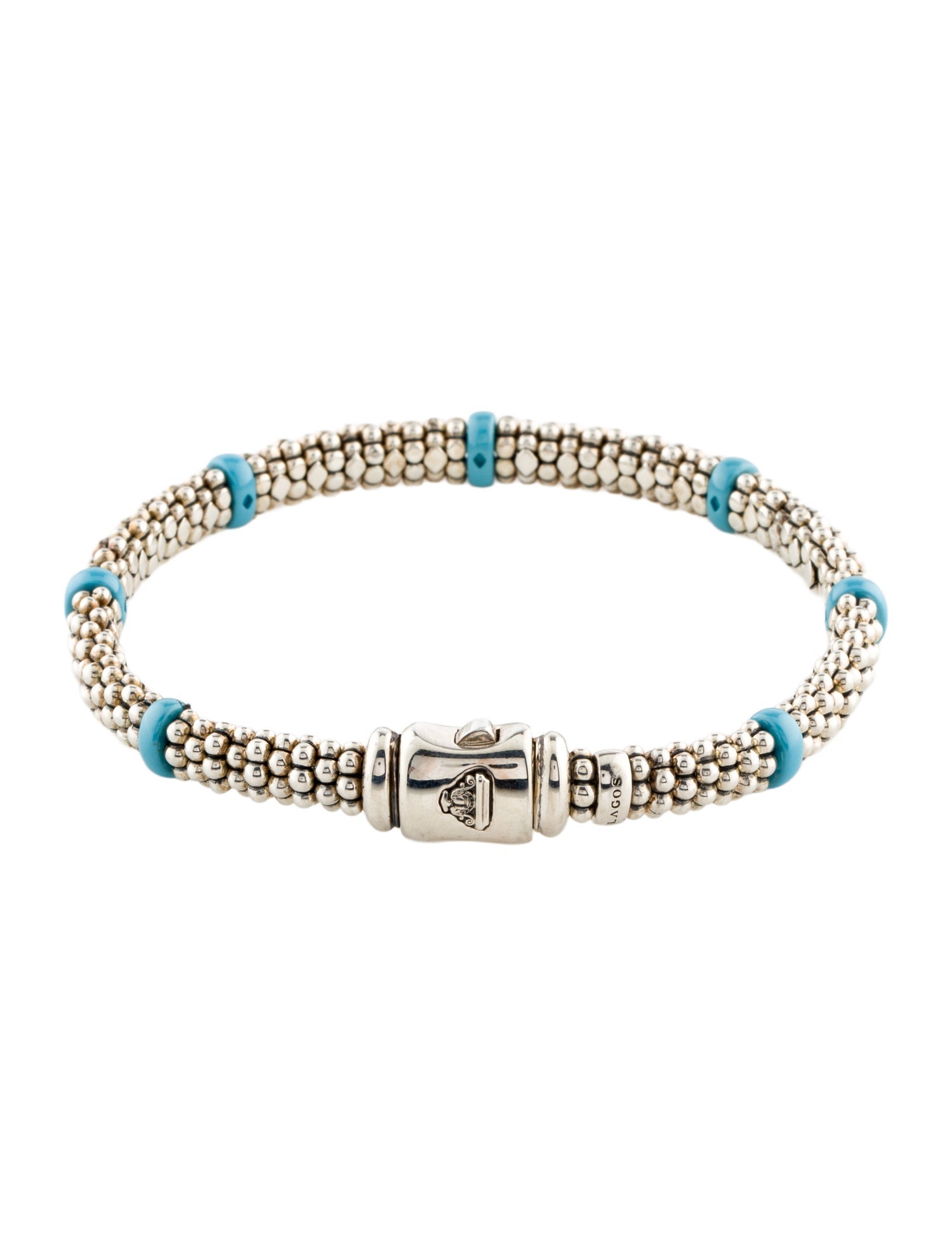 Lagos Ceramic Station Caviar Station Bracelet