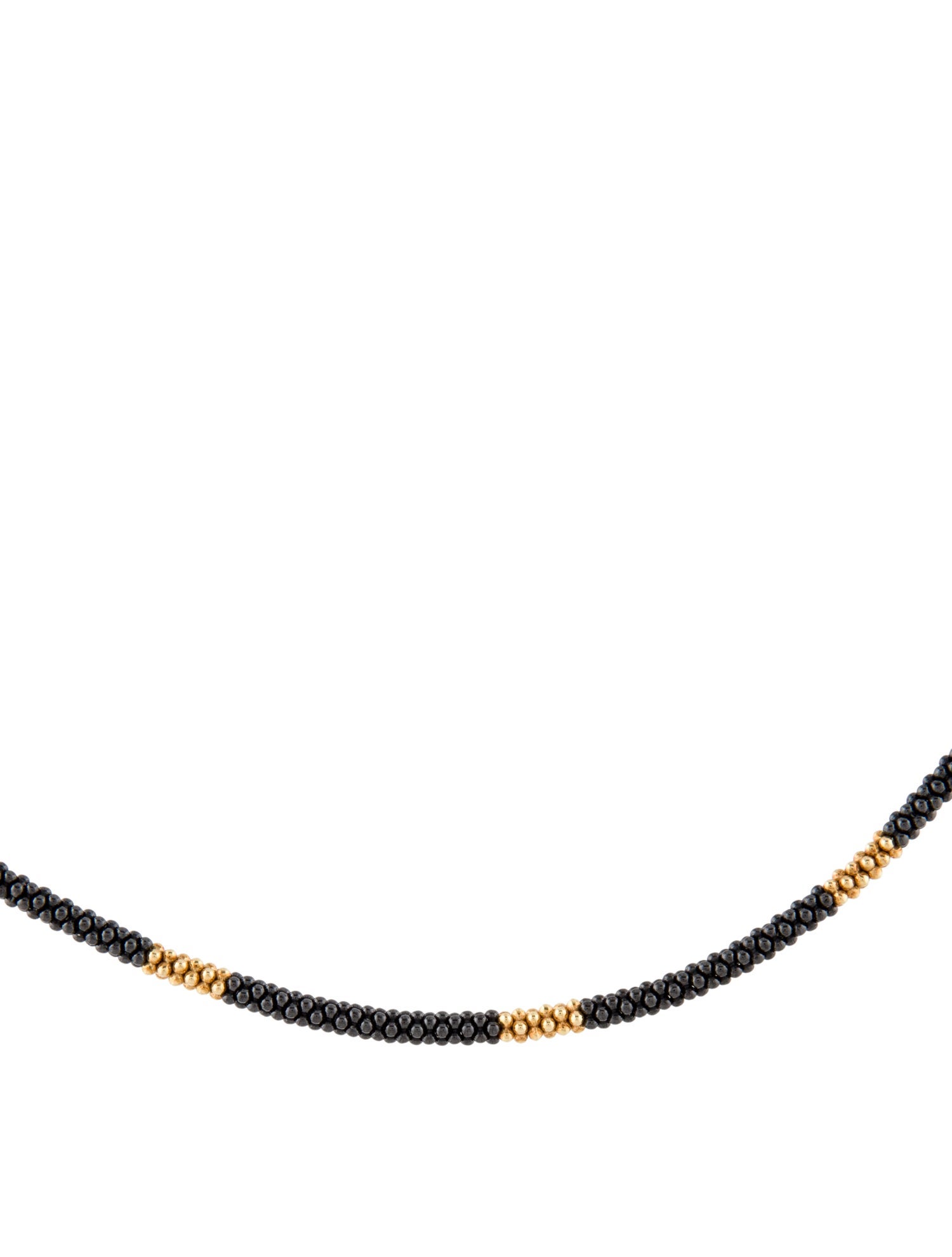 Lagos 18K Ceramic Small Station Beaded Necklace