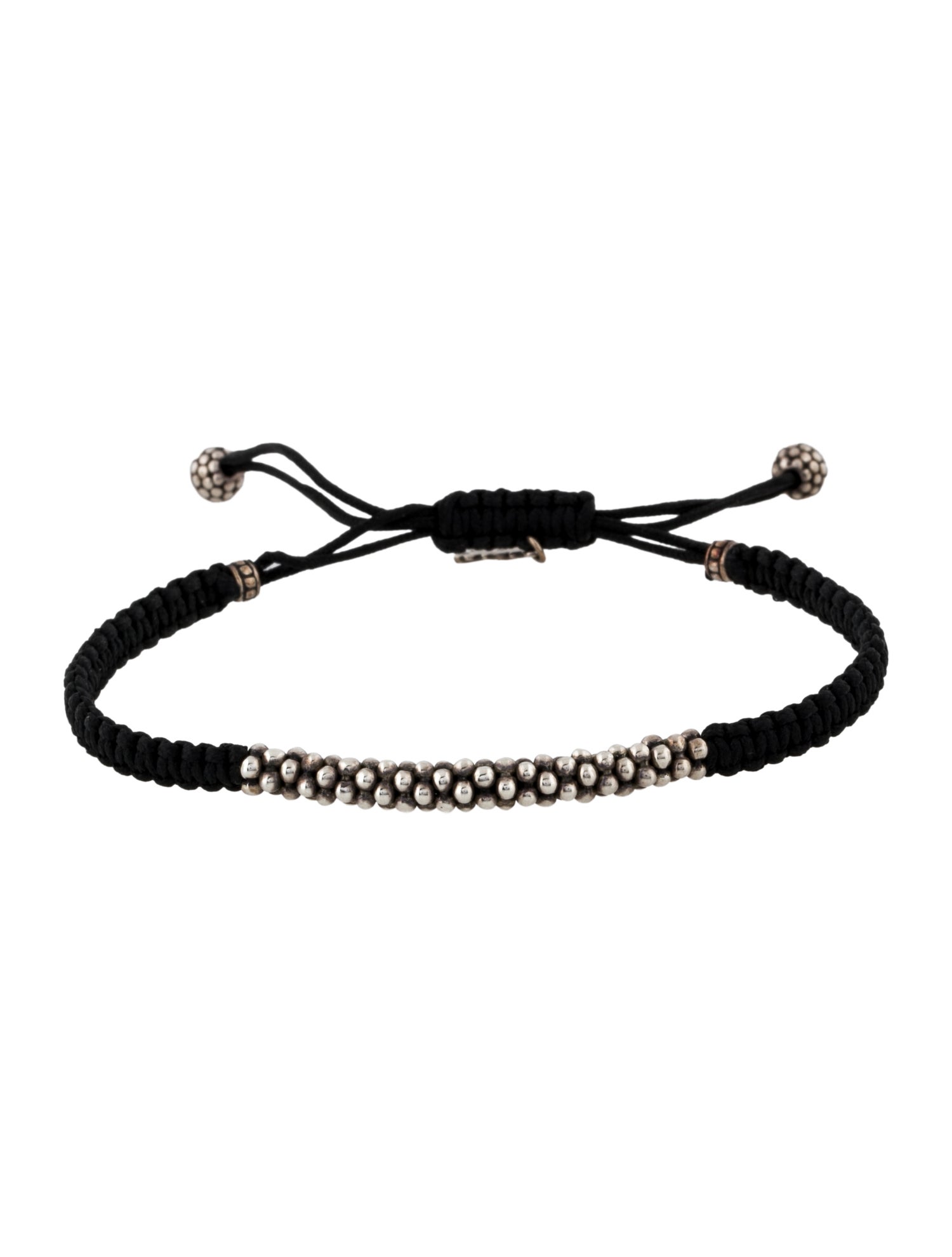 Lagos Caviar Macrame Cord Bracelet