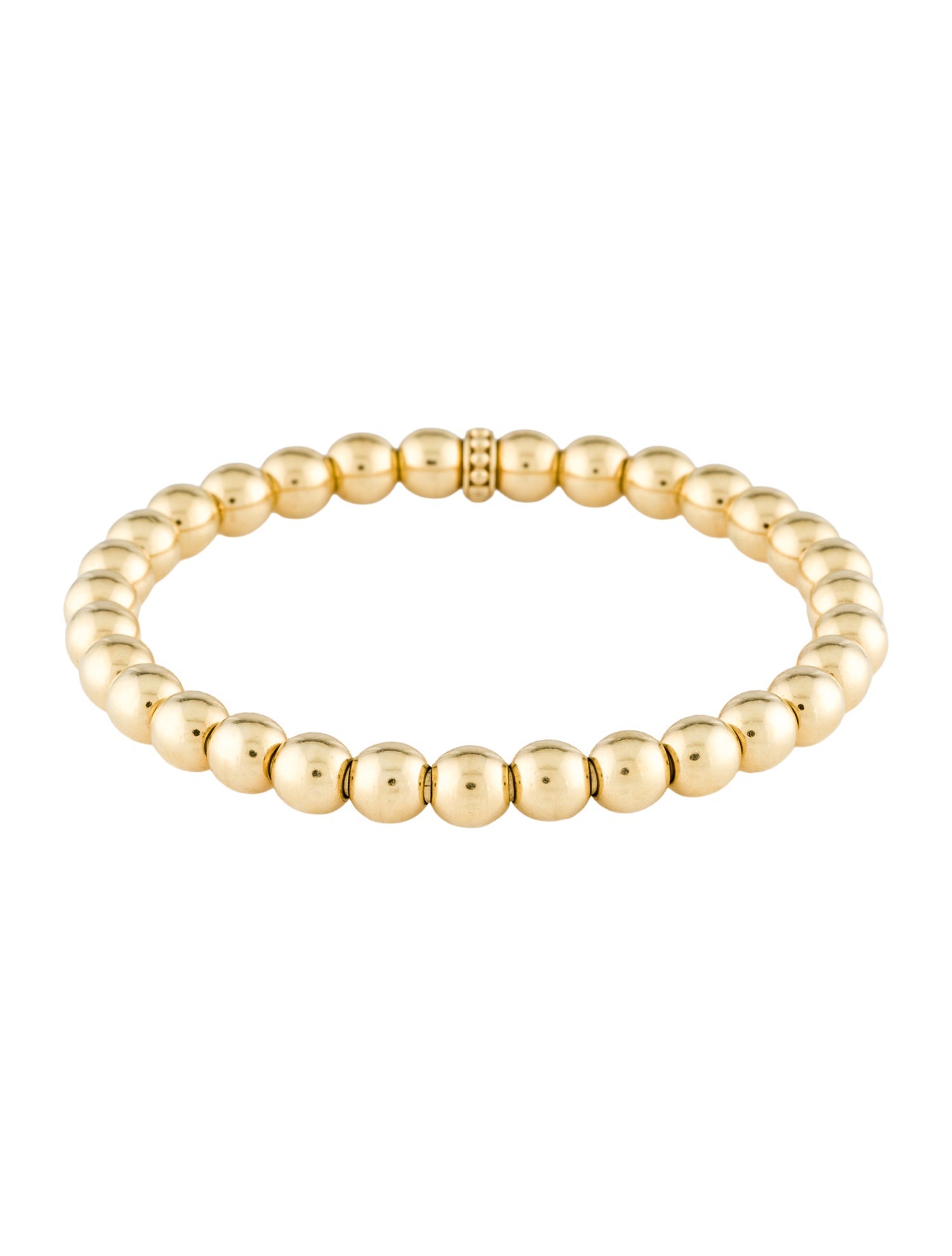 Lagos 18K Caviar Stretch Bead Bracelet