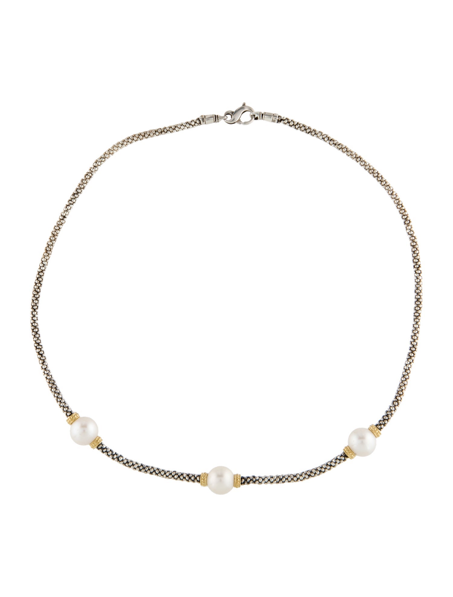Lagos Pearl Luna Caviar Necklace