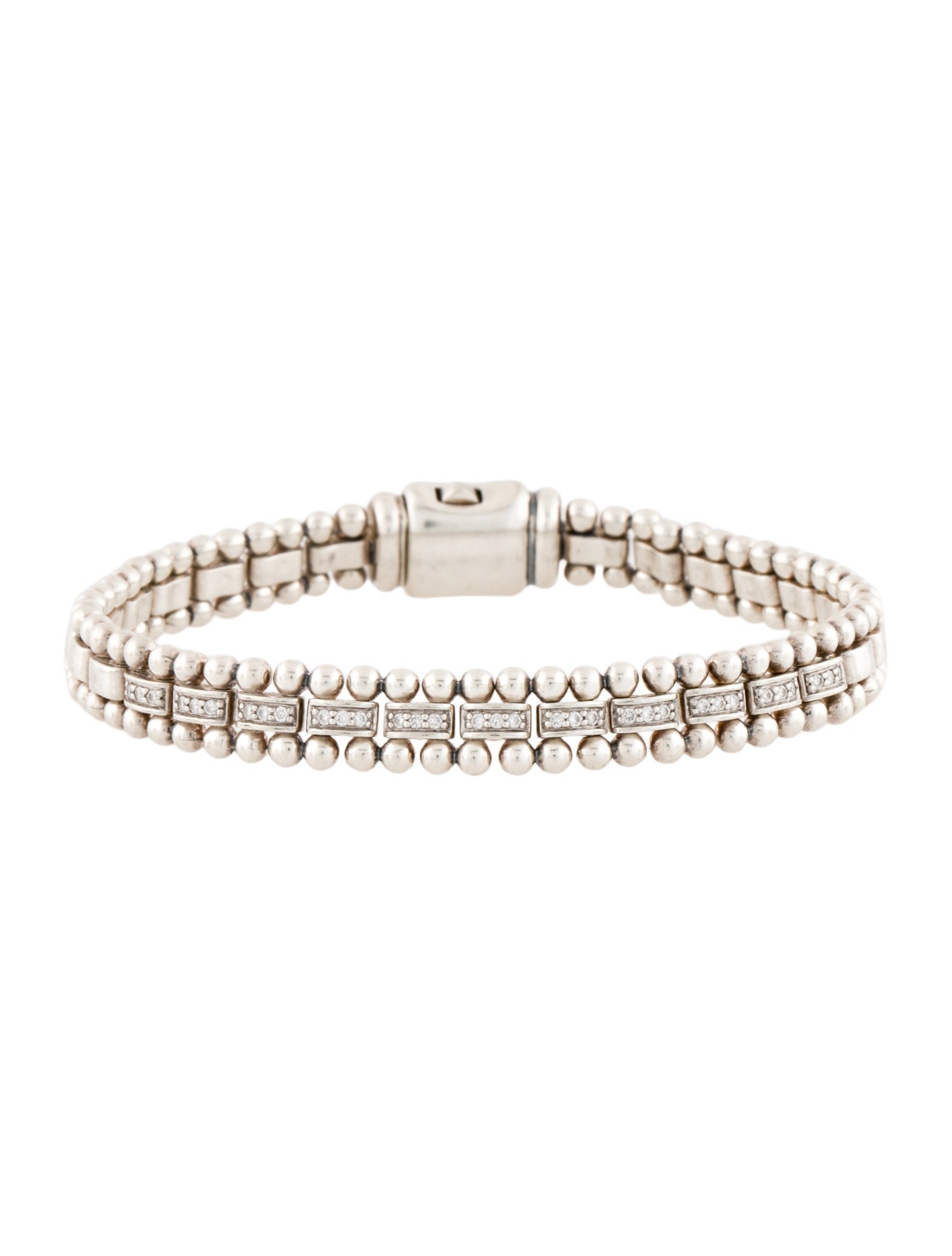Lagos Diamond Link Bracelet