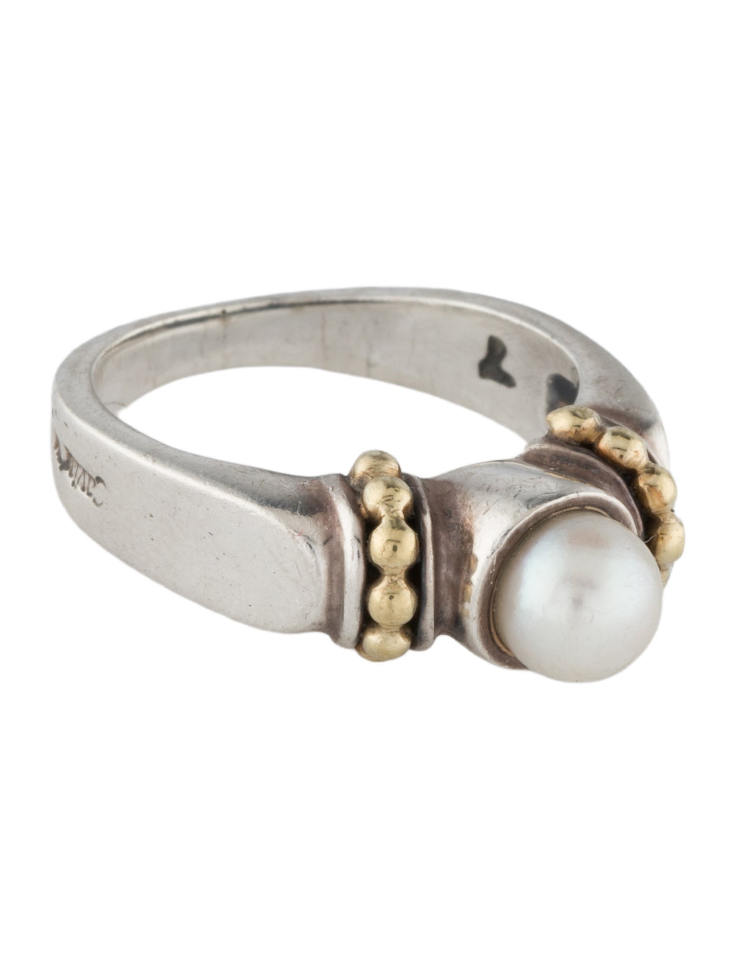 Lagos Pearl Caviar Ring