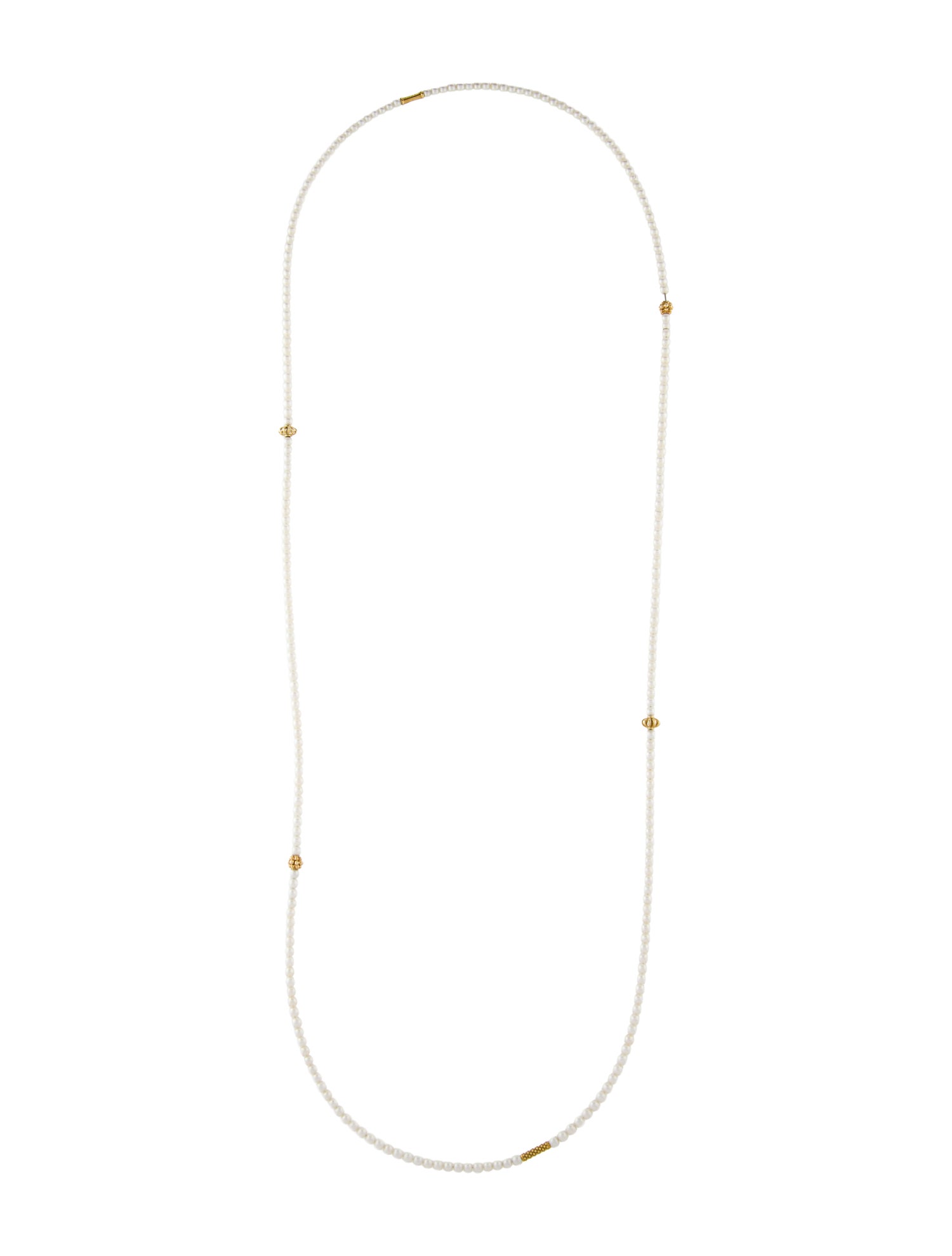 Lagos 18K Pearl Caviar Icon Bead Necklace