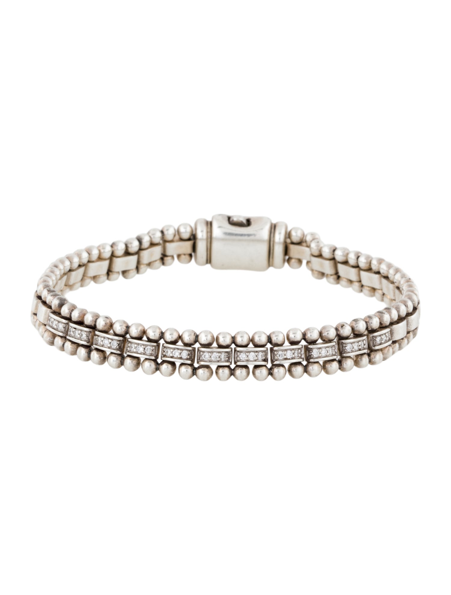 Lagos Diamond Link Bracelet