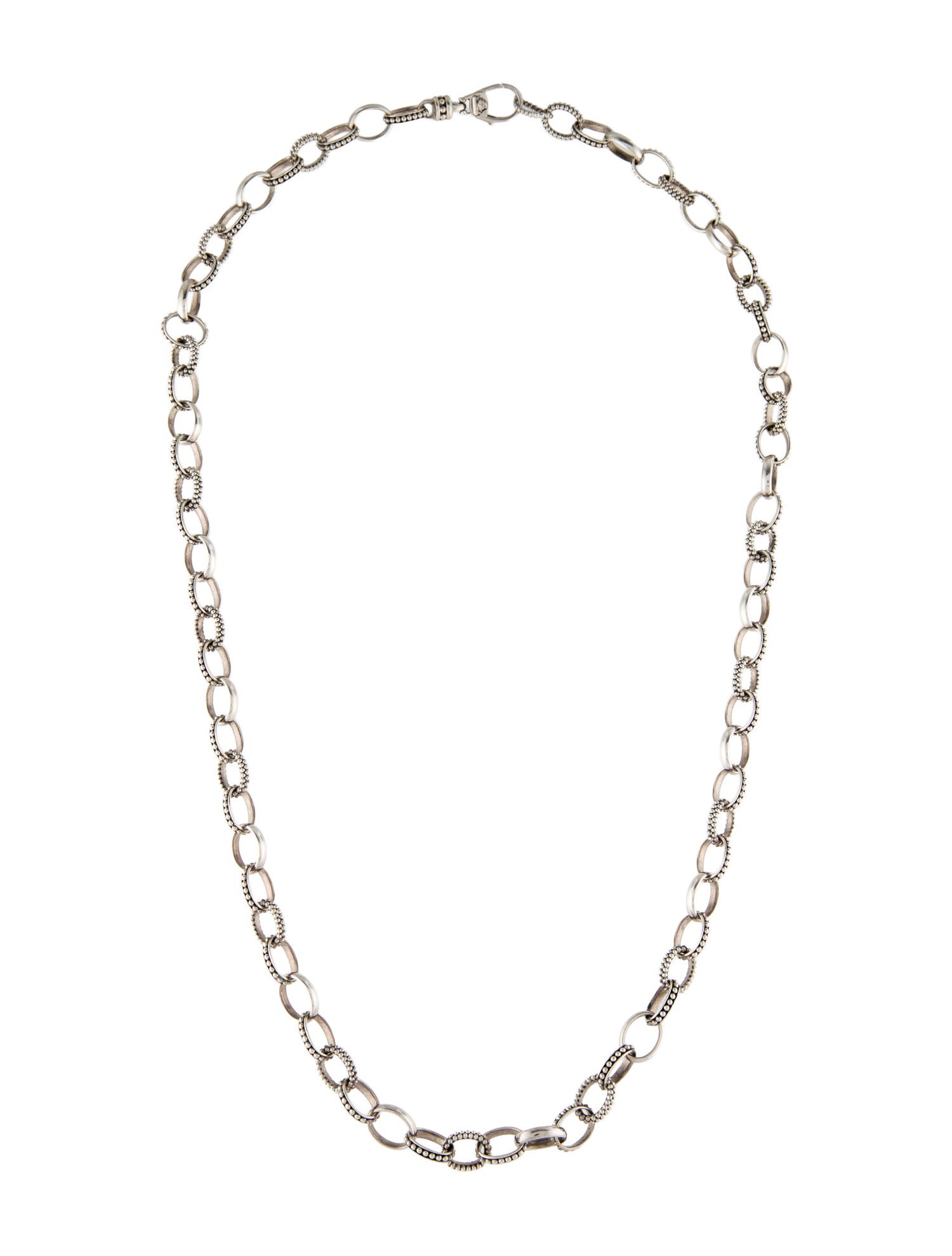 Lagos Caviar Smooth Link Chain Necklace