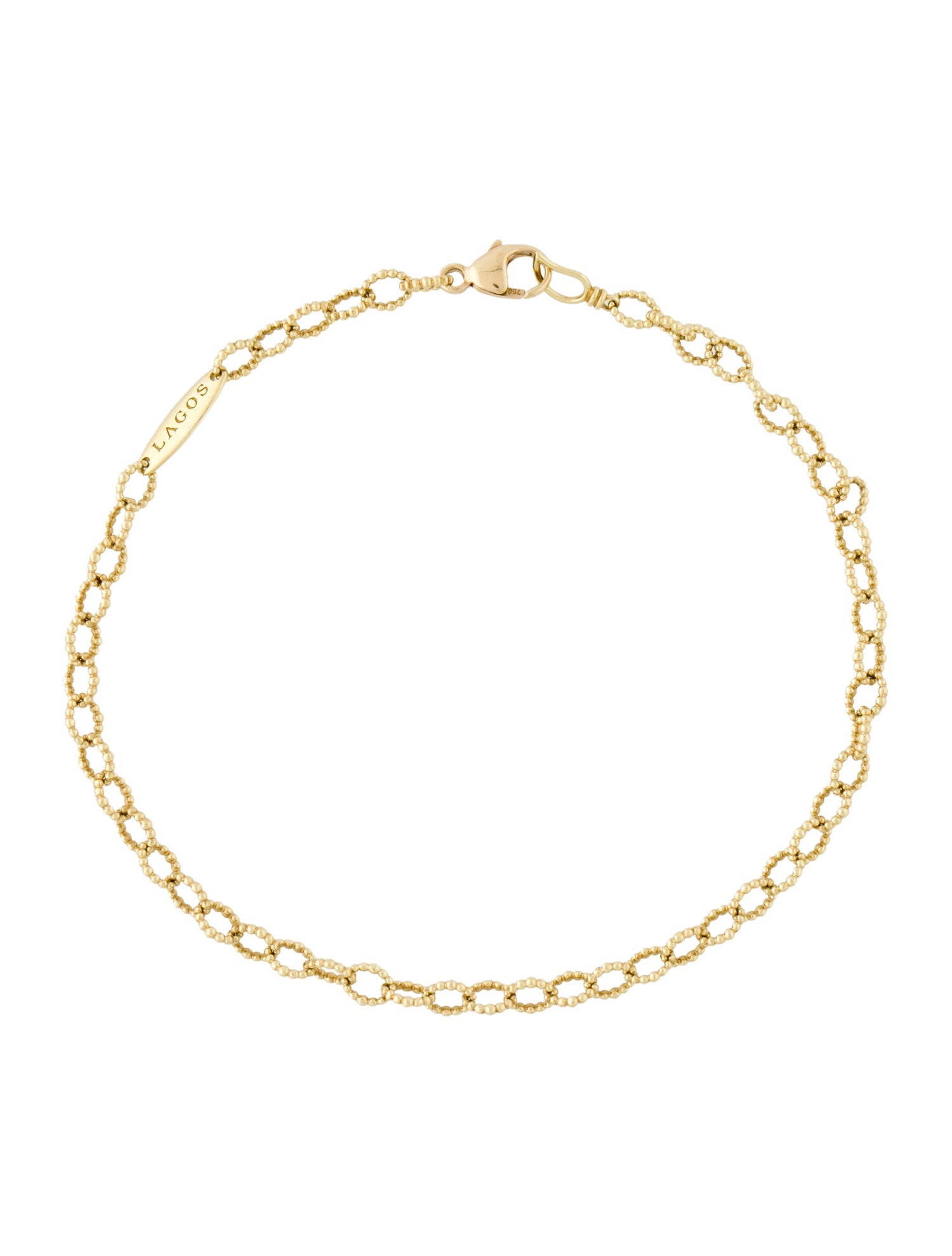 Lagos 18K Petite Chain Bracelet