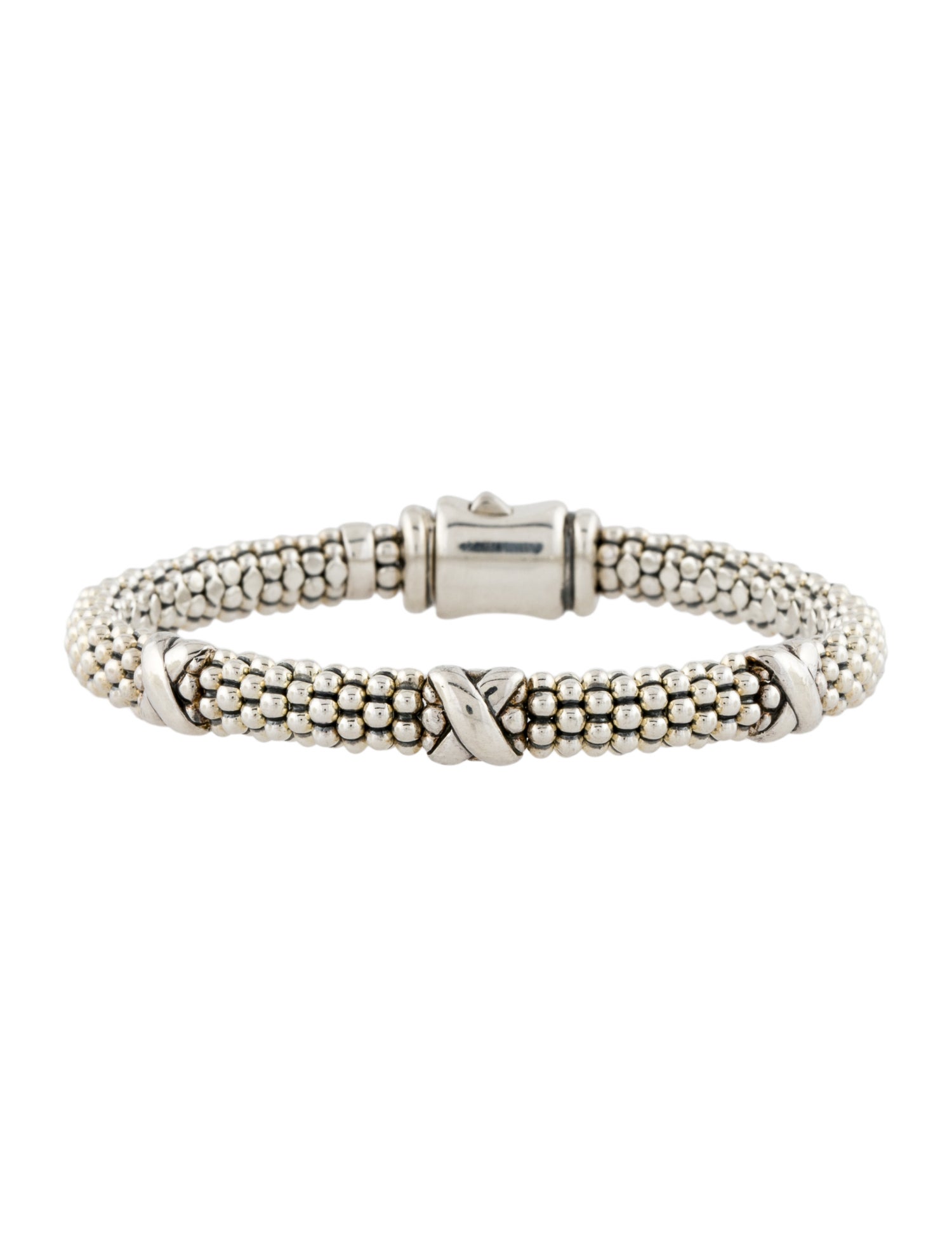 Lagos Three Station X Caviar Bracelet