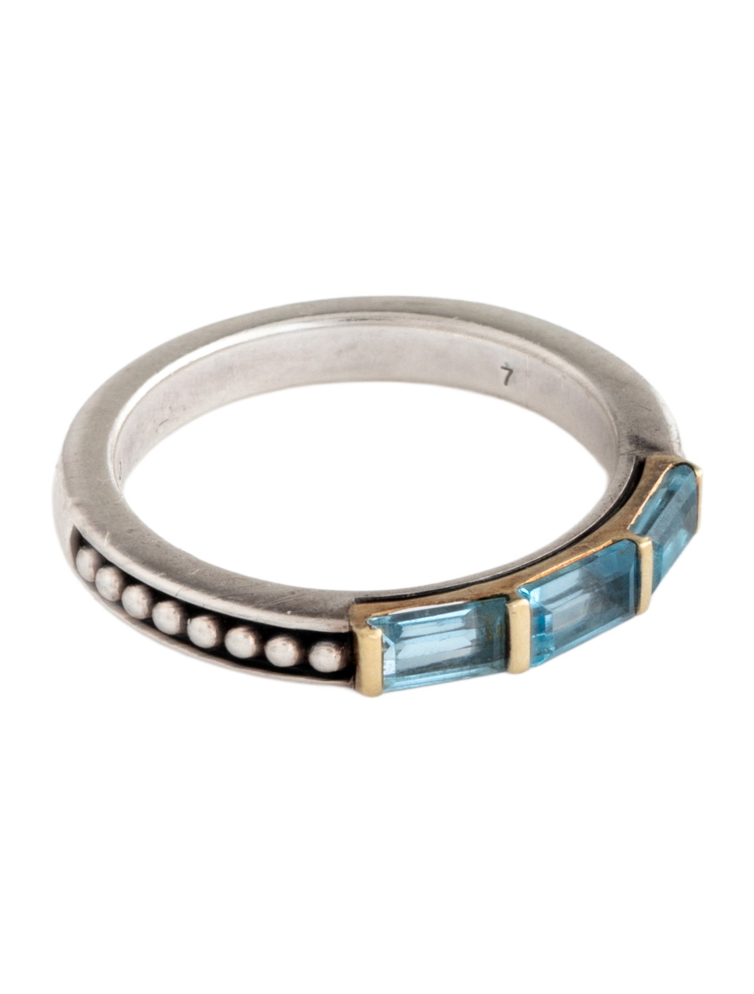 Lagos Topaz Rittenhouse Stacking Ring