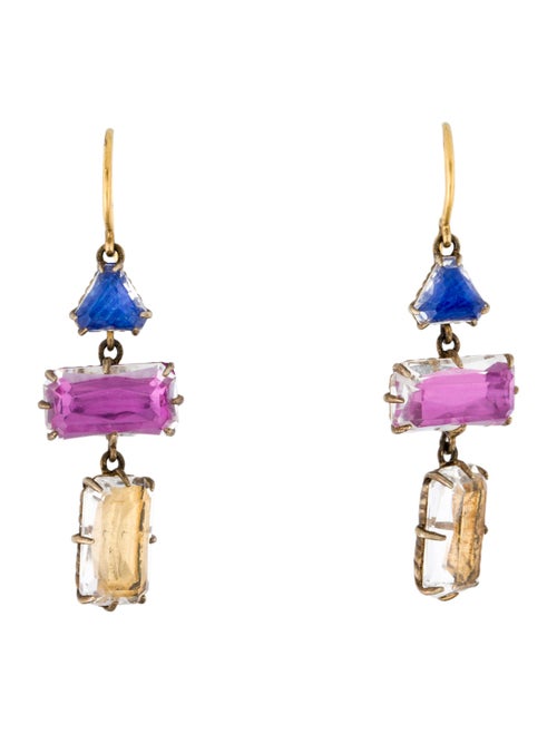 Larkspur & Hawk Quartz Doublet Drop Earrings