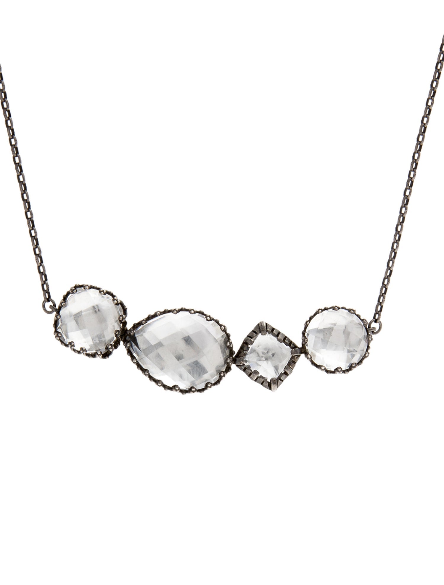 Larkspur & Hawk Quartz Pendant Necklace