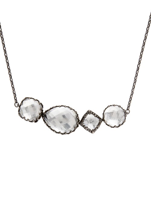 Larkspur & Hawk Quartz Pendant Necklace