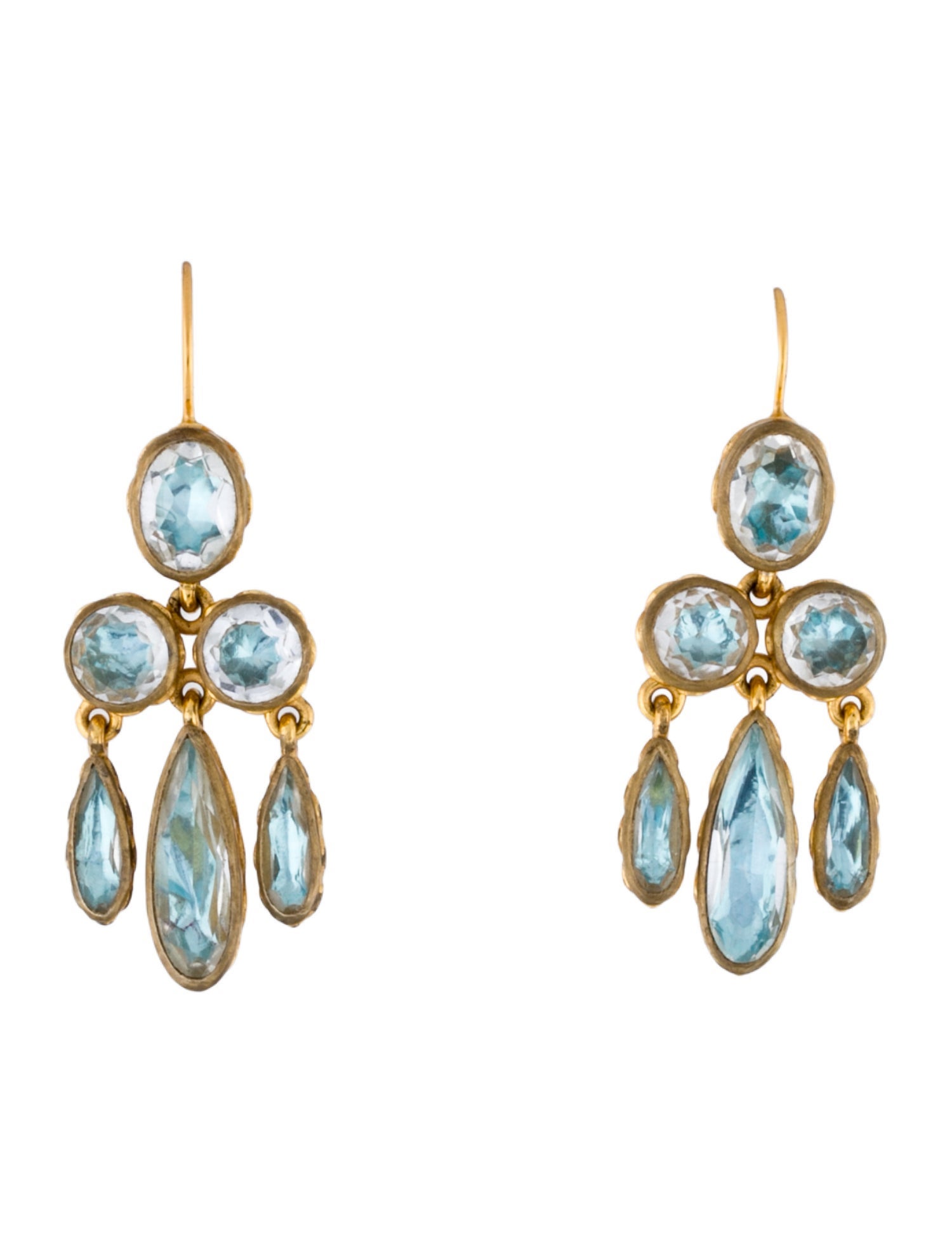 Larkspur & Hawk Quartz Catherine Girandole Drop Earrings
