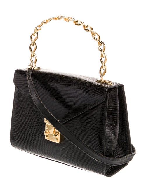 Lana of London Lizard Top Handle Bag