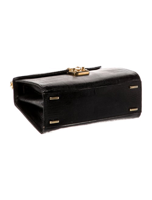 Lana of London Lizard Top Handle Bag