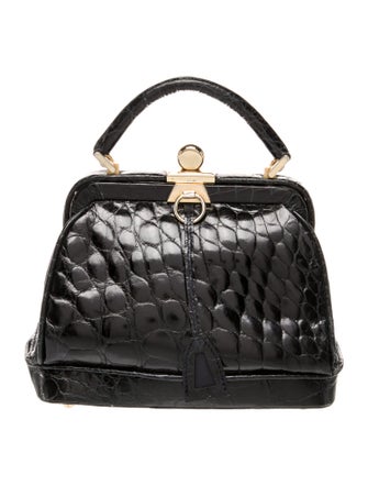 Lana of London Embossed Leather Crocodile Small